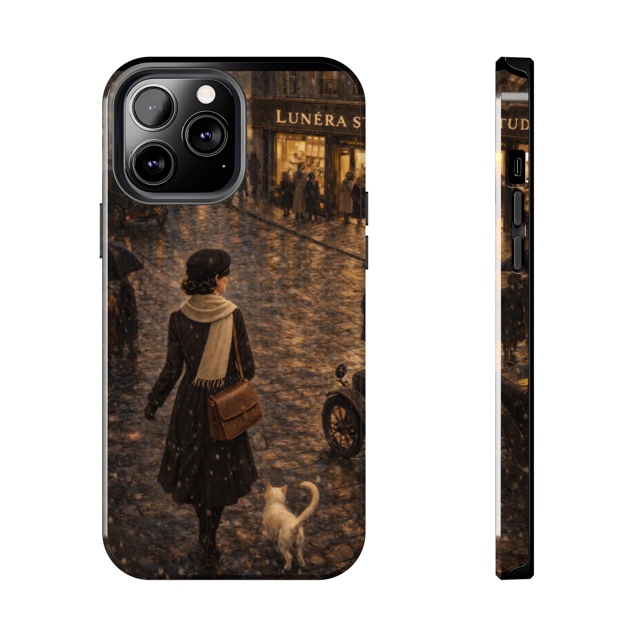 Lunéra Paris Rain – Vintage Phone Case