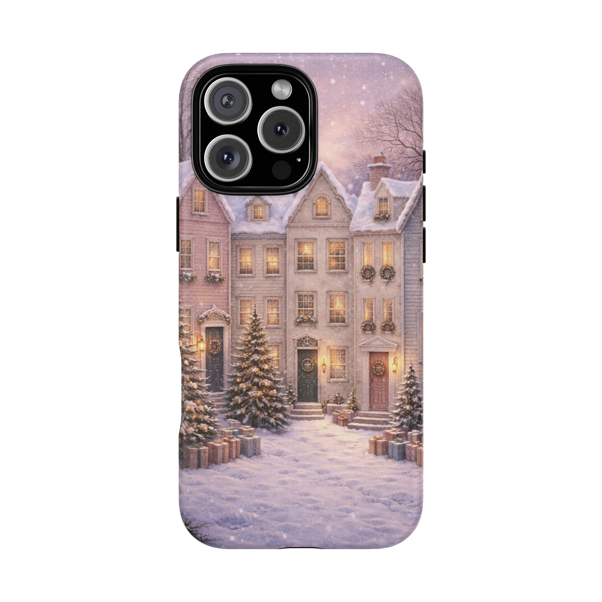 Winter Pastel Town Phone Case ❄️🏡