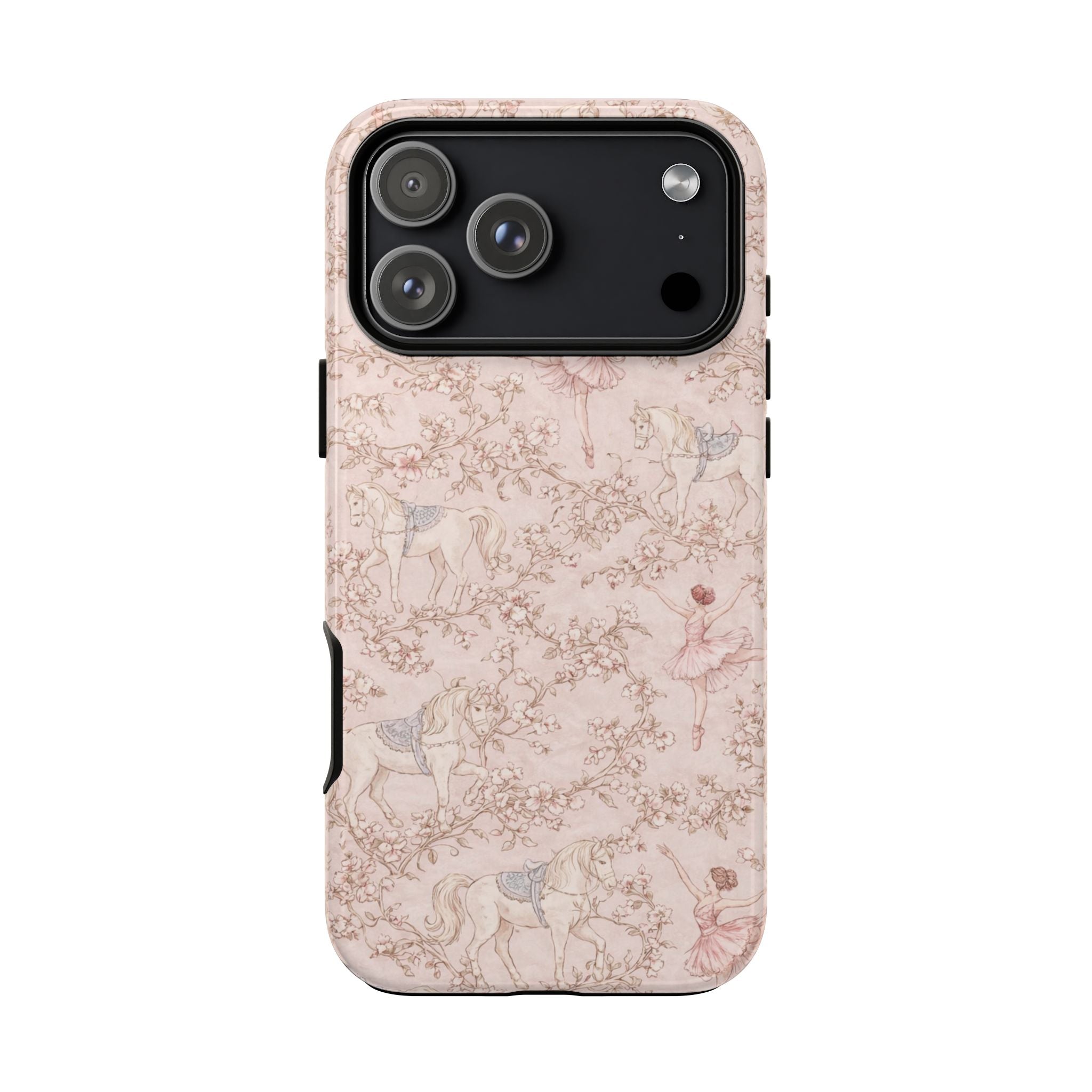Ballet Unicorn Phone Case — Pastel Floral Tough Protective Cover🦄🩰