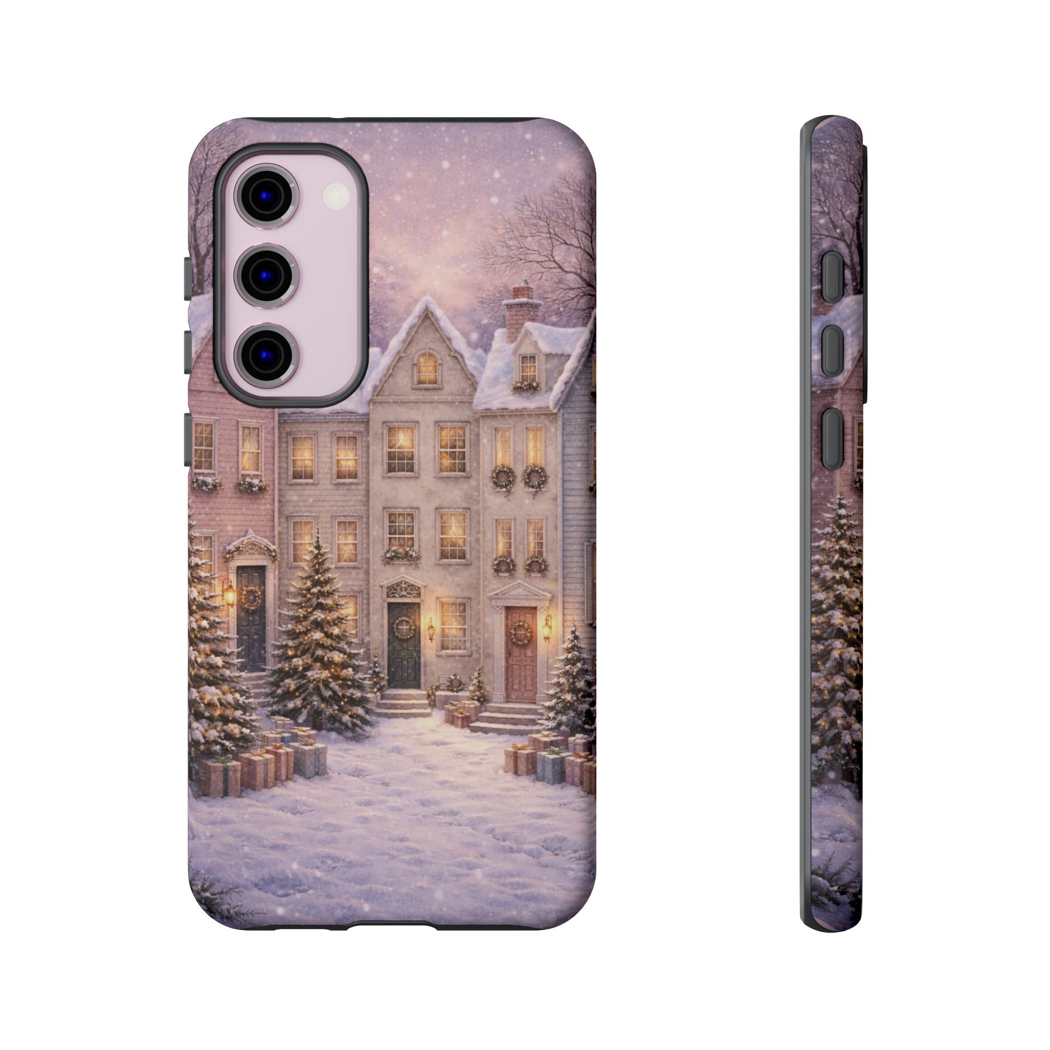 Winter Pastel Town Phone Case ❄️🏡