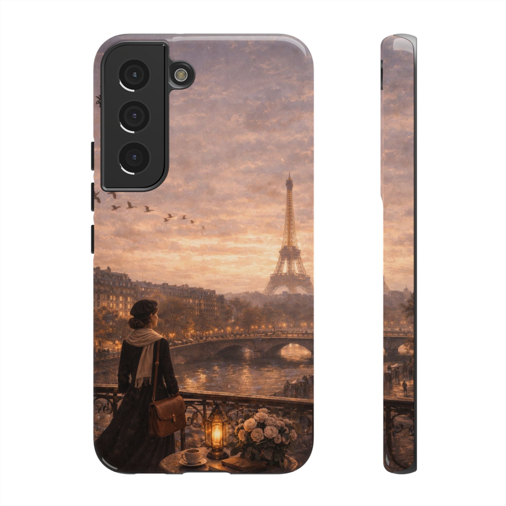 A Quiet Paris Evening 🕯️🗼 | Vintage Eiffel Tower Canvas Wall Art