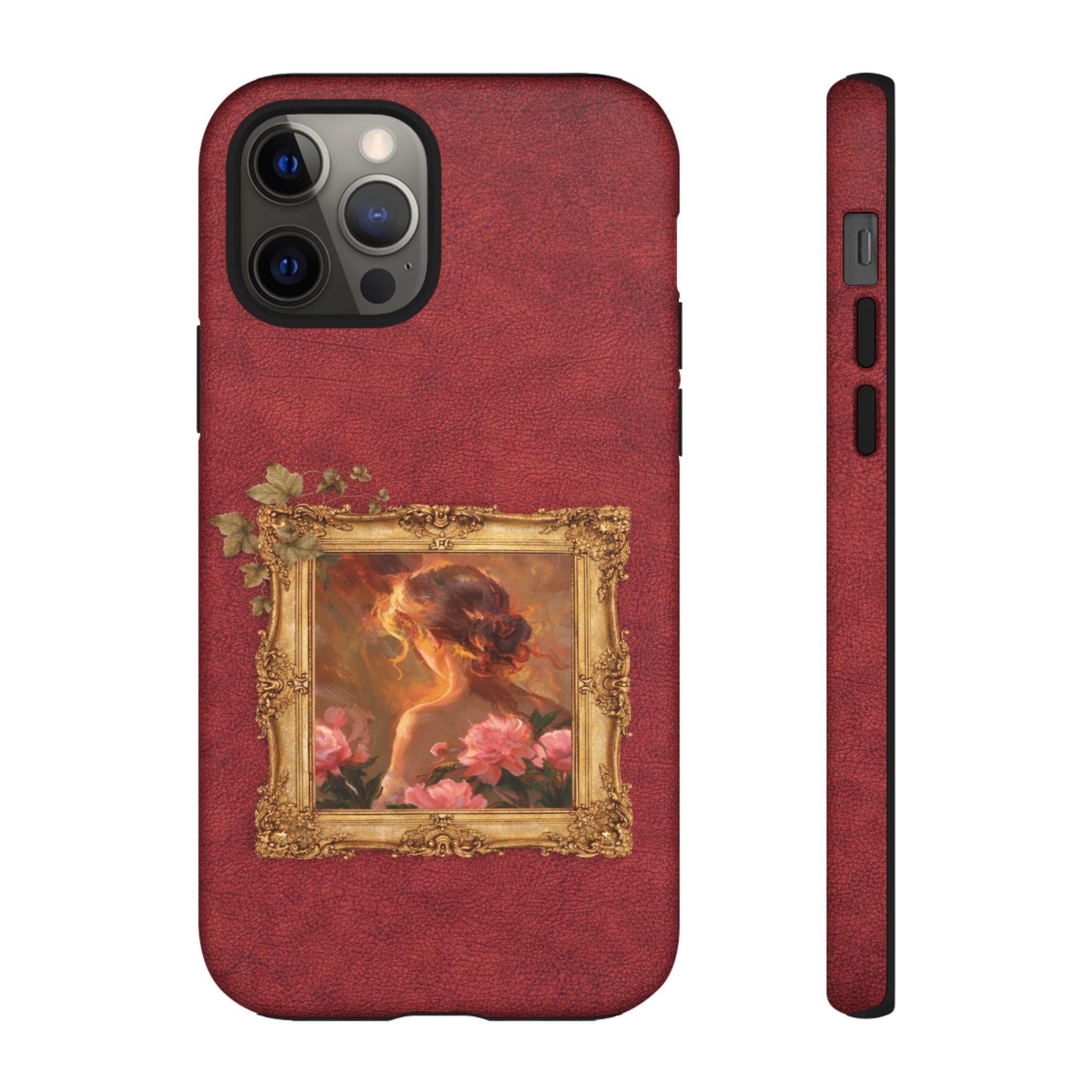 Vintage Rose Portrait Phone Case — Antique Frame Floral iPhone Cover💃💫