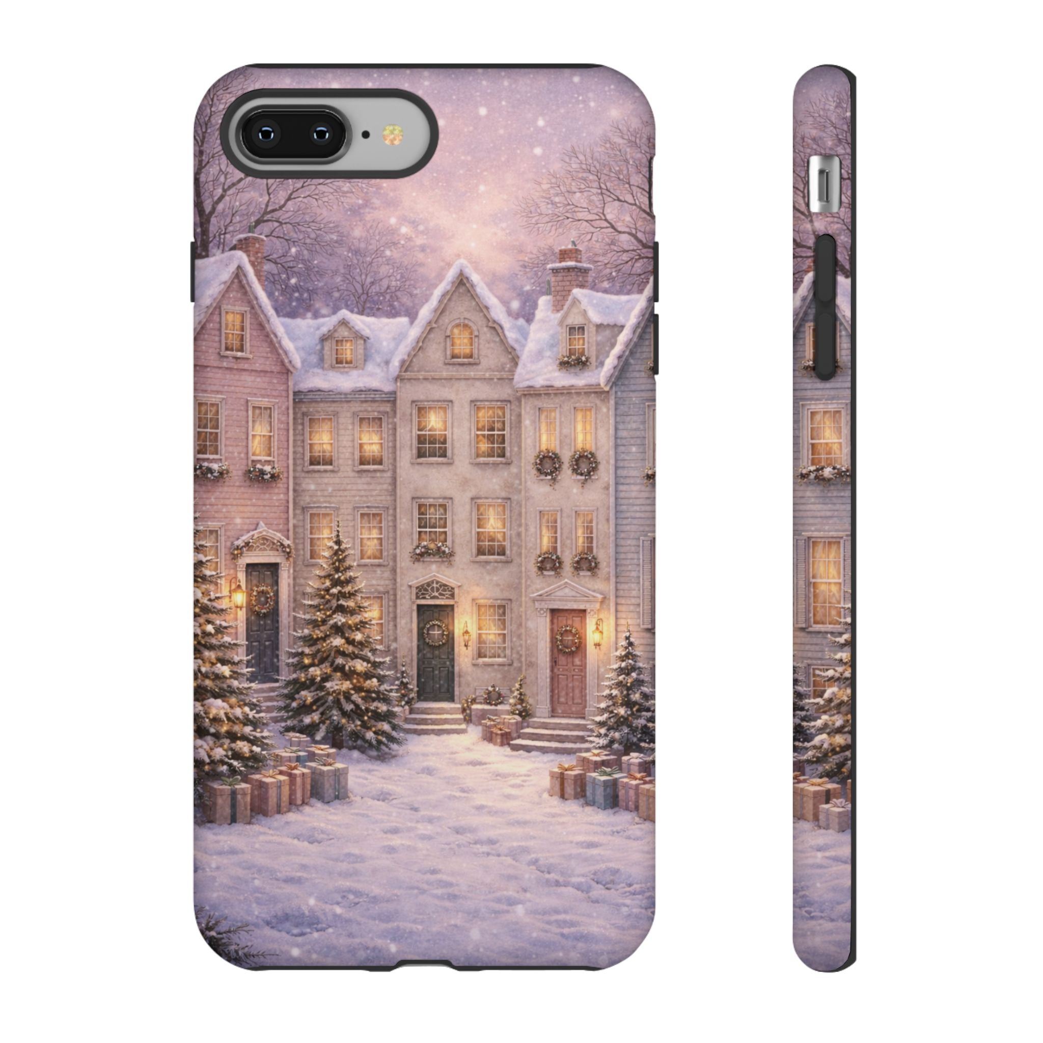 Winter Pastel Town Phone Case ❄️🏡