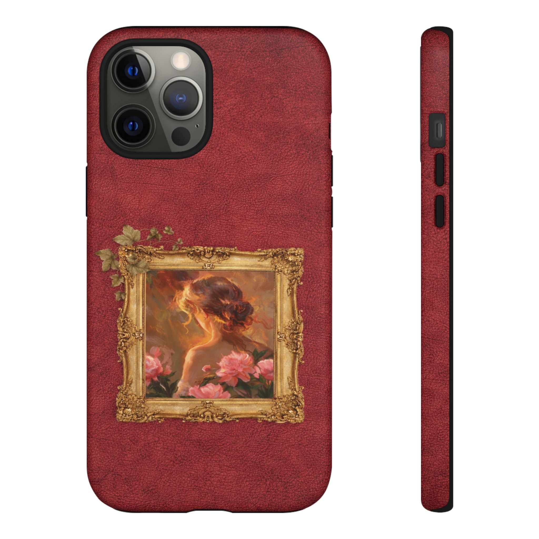 Vintage Rose Portrait Phone Case — Antique Frame Floral iPhone Cover💃💫