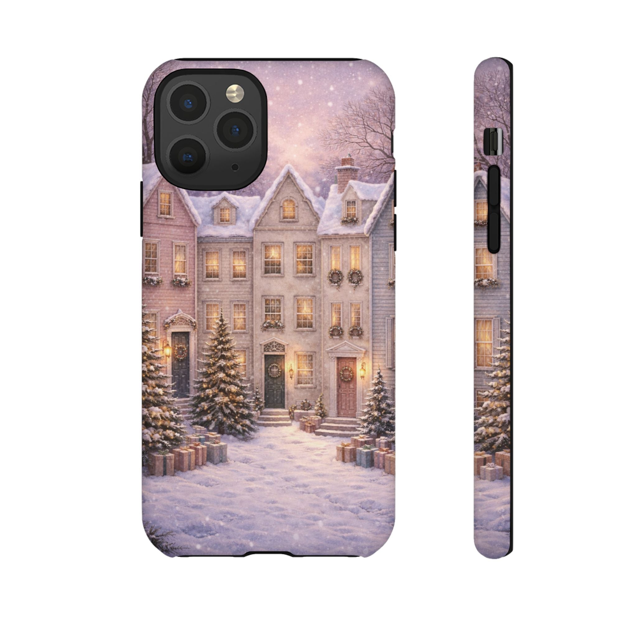 Winter Pastel Town Phone Case ❄️🏡