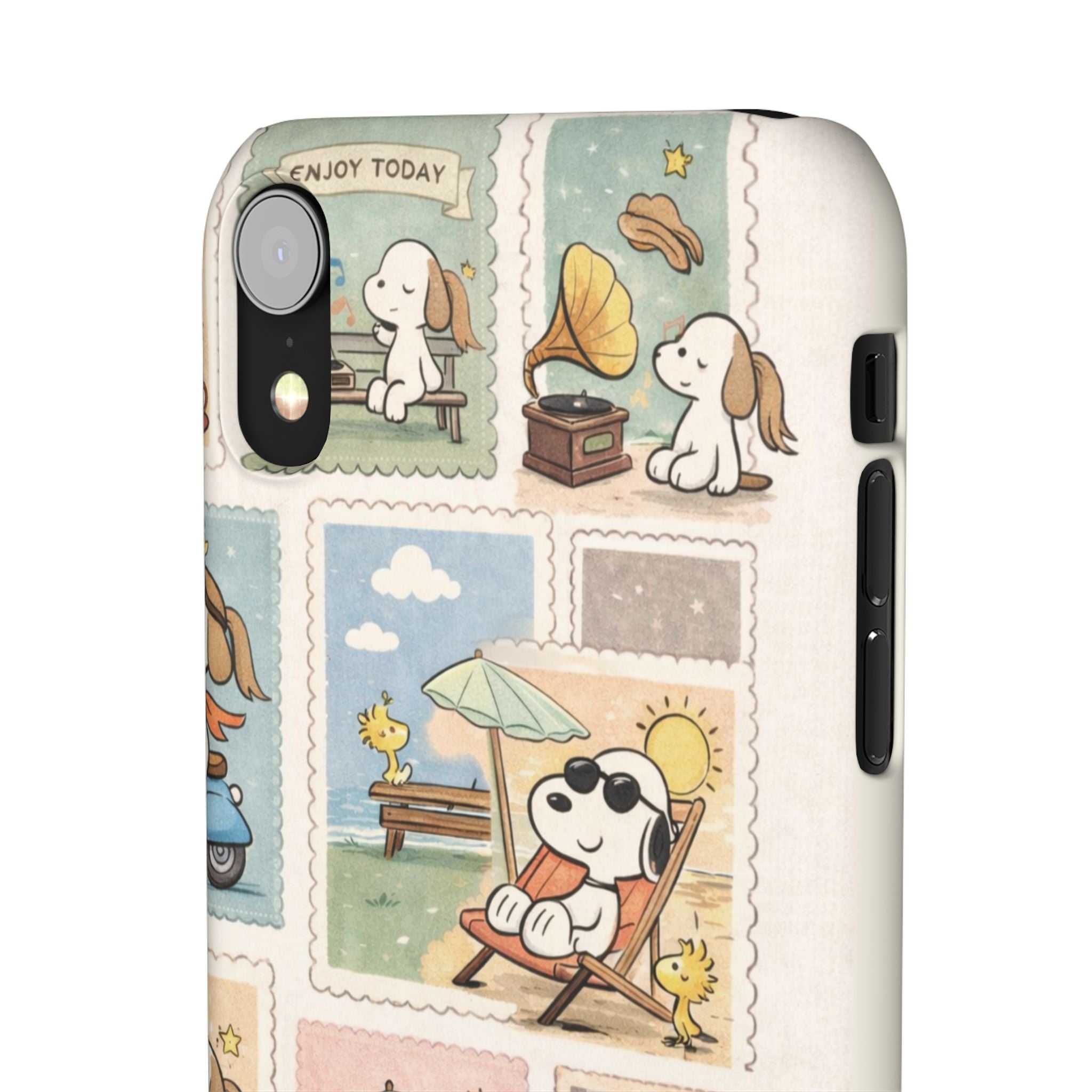 Phone Case — "I Think I Like This Quiet Life" Vintage Stamp cute dog Design🦮🐾