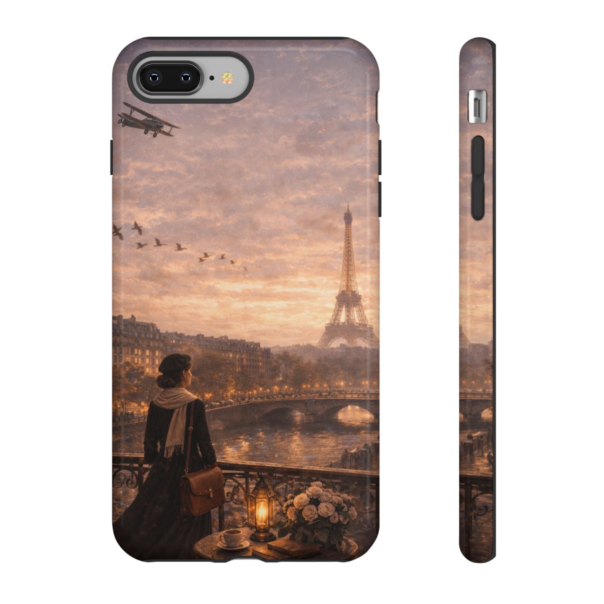 A Quiet Paris Evening 🕯️🗼 | Vintage Eiffel Tower Canvas Wall Art