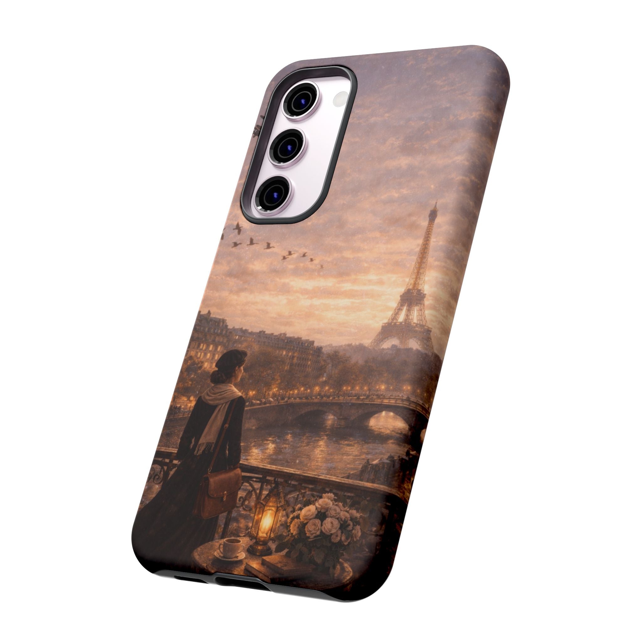 A Quiet Paris Evening 🕯️🗼 | Vintage Eiffel Tower Canvas Wall Art