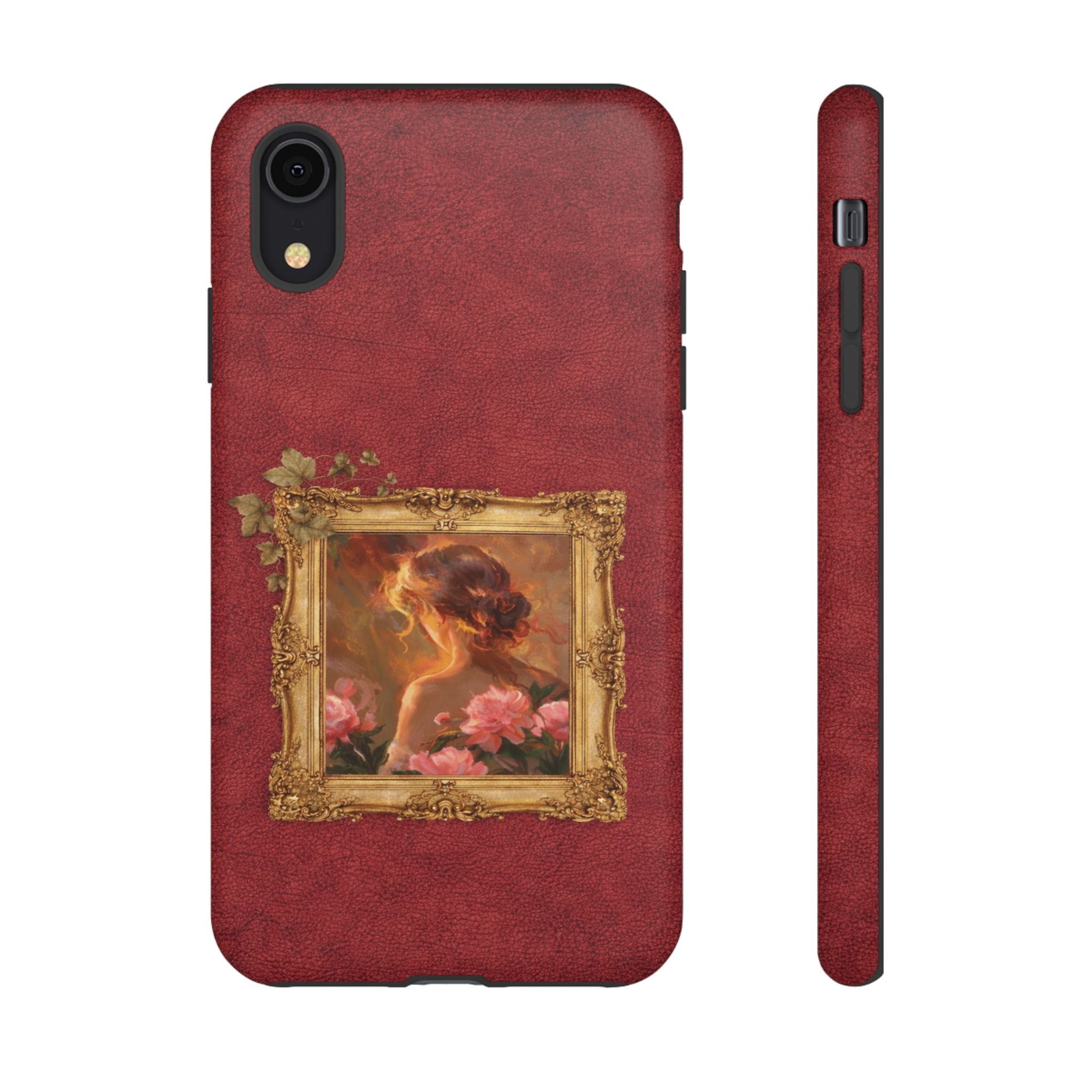 Vintage Rose Portrait Phone Case — Antique Frame Floral iPhone Cover💃💫