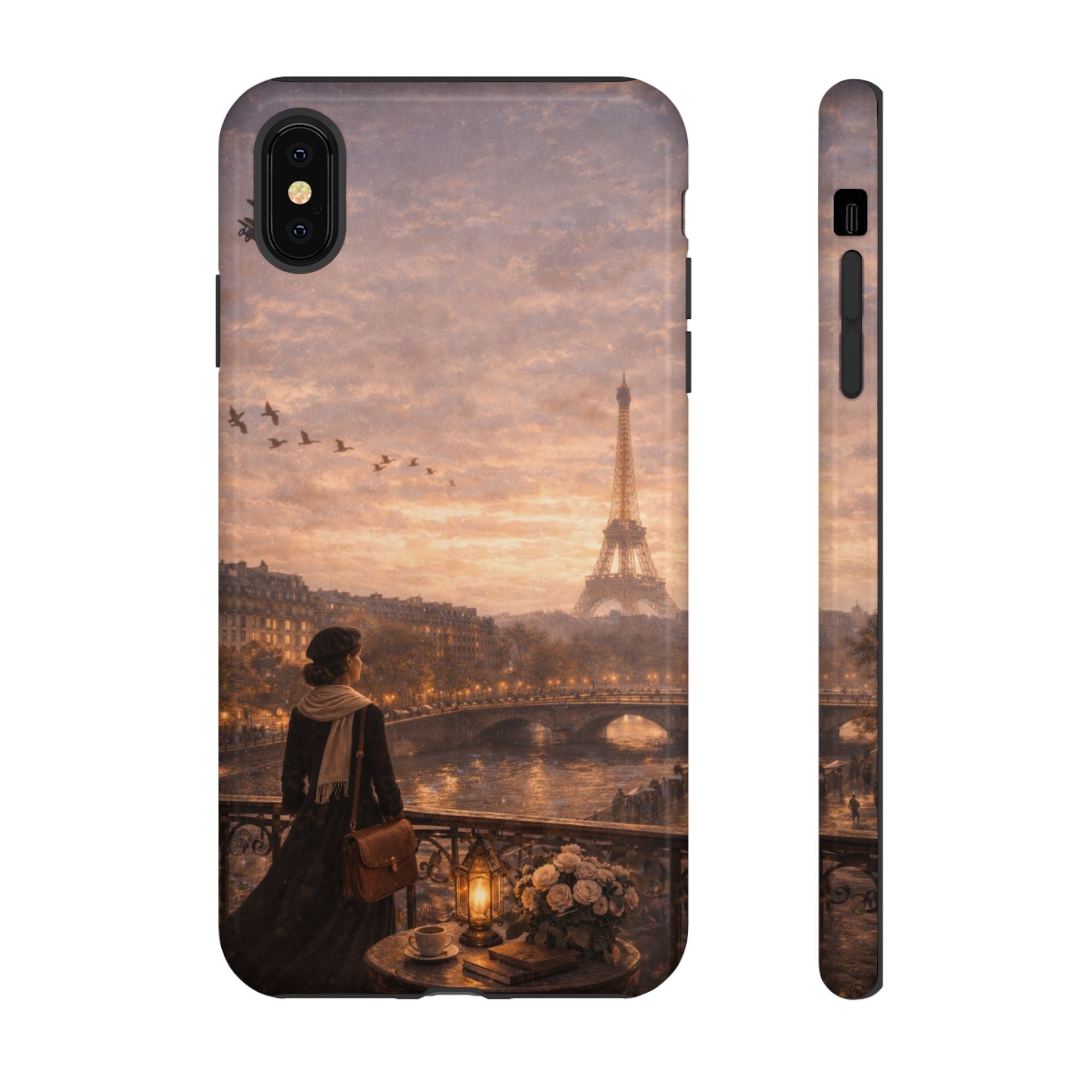 A Quiet Paris Evening 🕯️🗼 | Vintage Eiffel Tower Canvas Wall Art