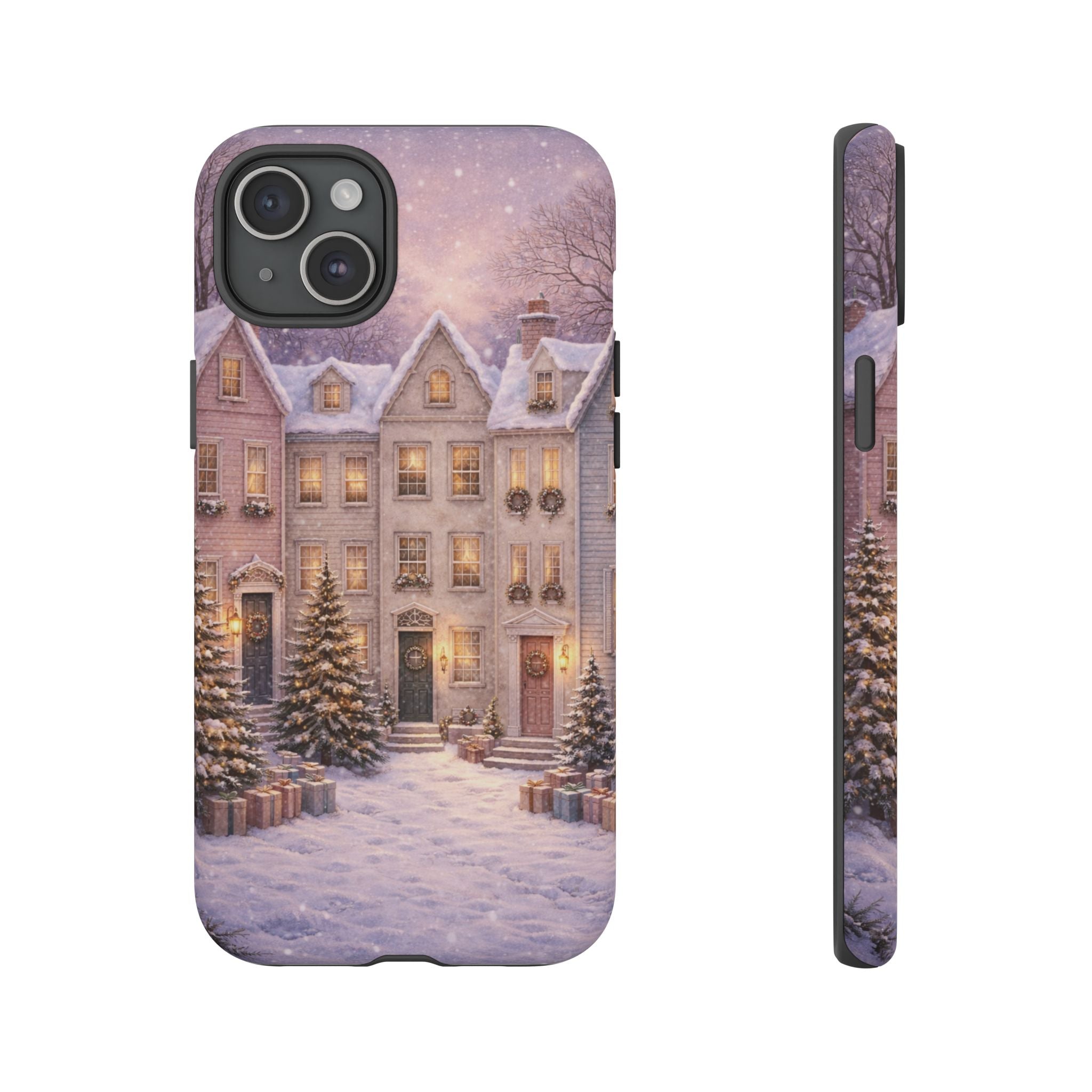 Winter Pastel Town Phone Case ❄️🏡