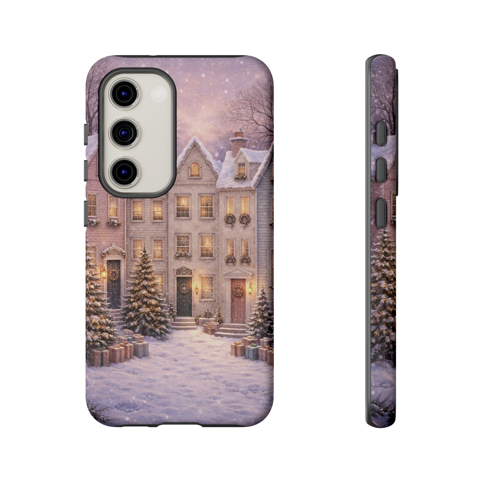 Winter Pastel Town Phone Case ❄️🏡