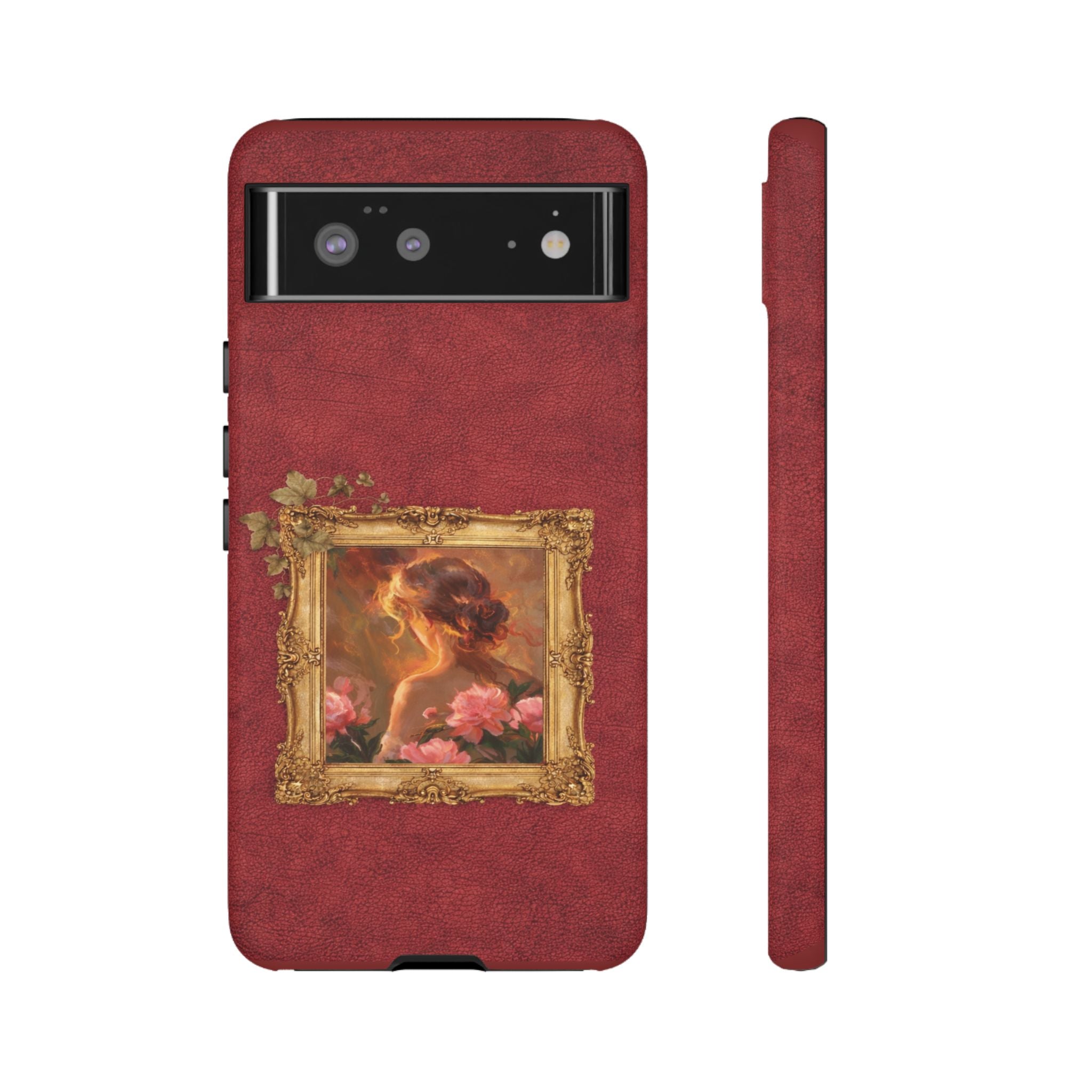 Vintage Rose Portrait Phone Case — Antique Frame Floral iPhone Cover💃💫