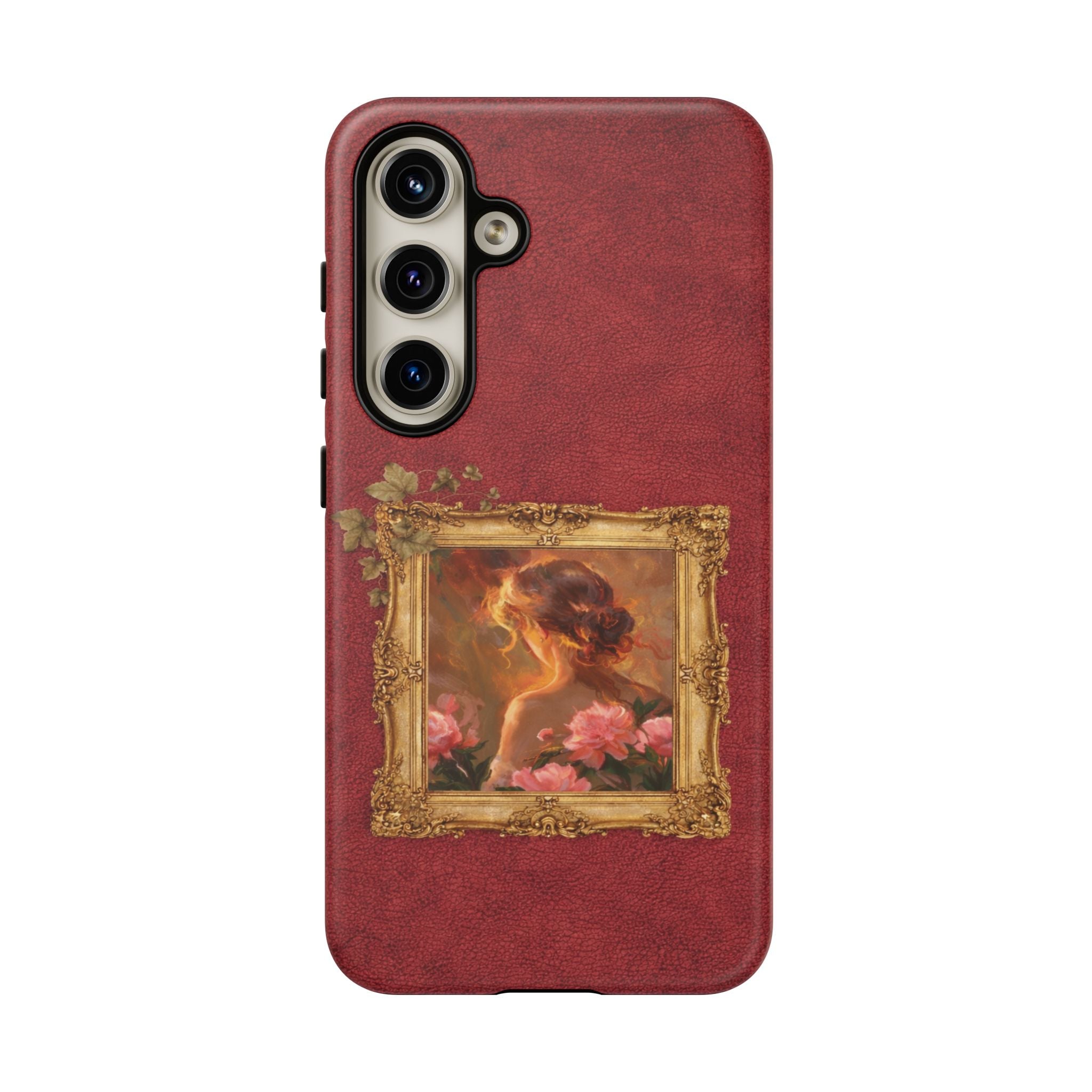 Vintage Rose Portrait Phone Case — Antique Frame Floral iPhone Cover💃💫