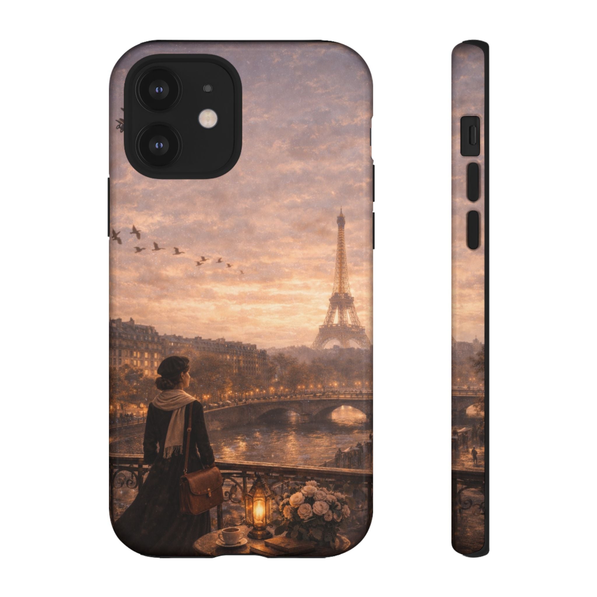 A Quiet Paris Evening 🕯️🗼 | Vintage Eiffel Tower Canvas Wall Art