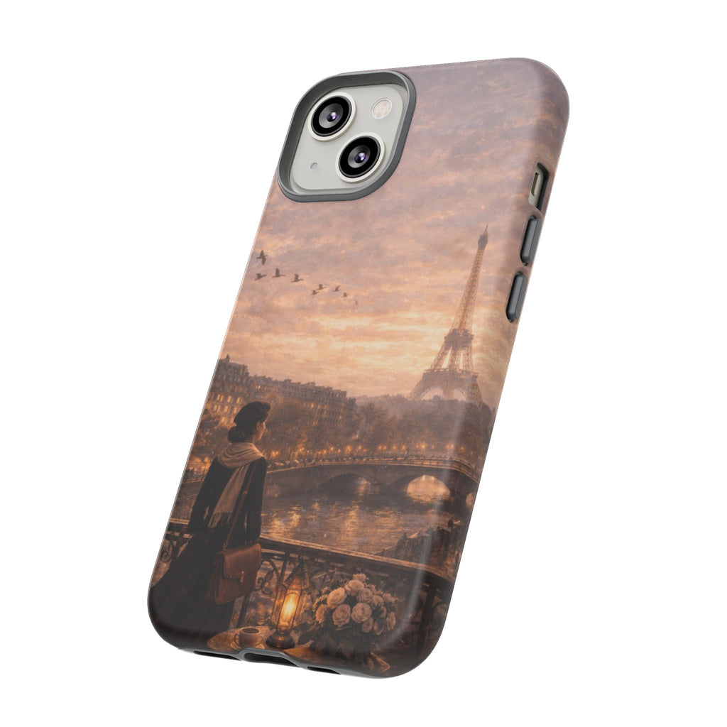 A Quiet Paris Evening 🕯️🗼 | Vintage Eiffel Tower Canvas Wall Art