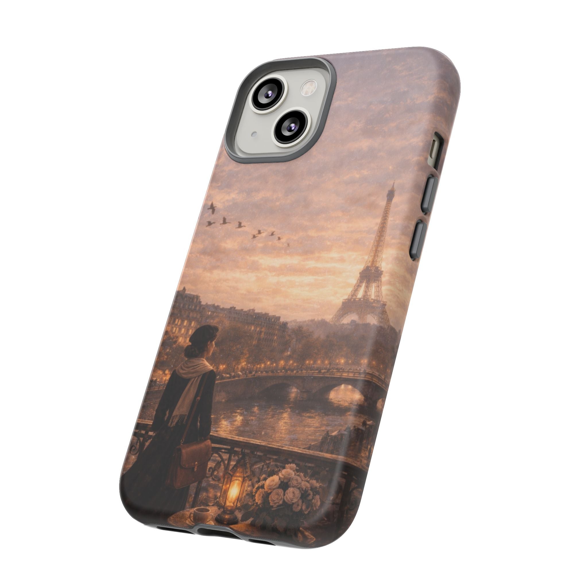 A Quiet Paris Evening 🕯️🗼 | Vintage Eiffel Tower Canvas Wall Art