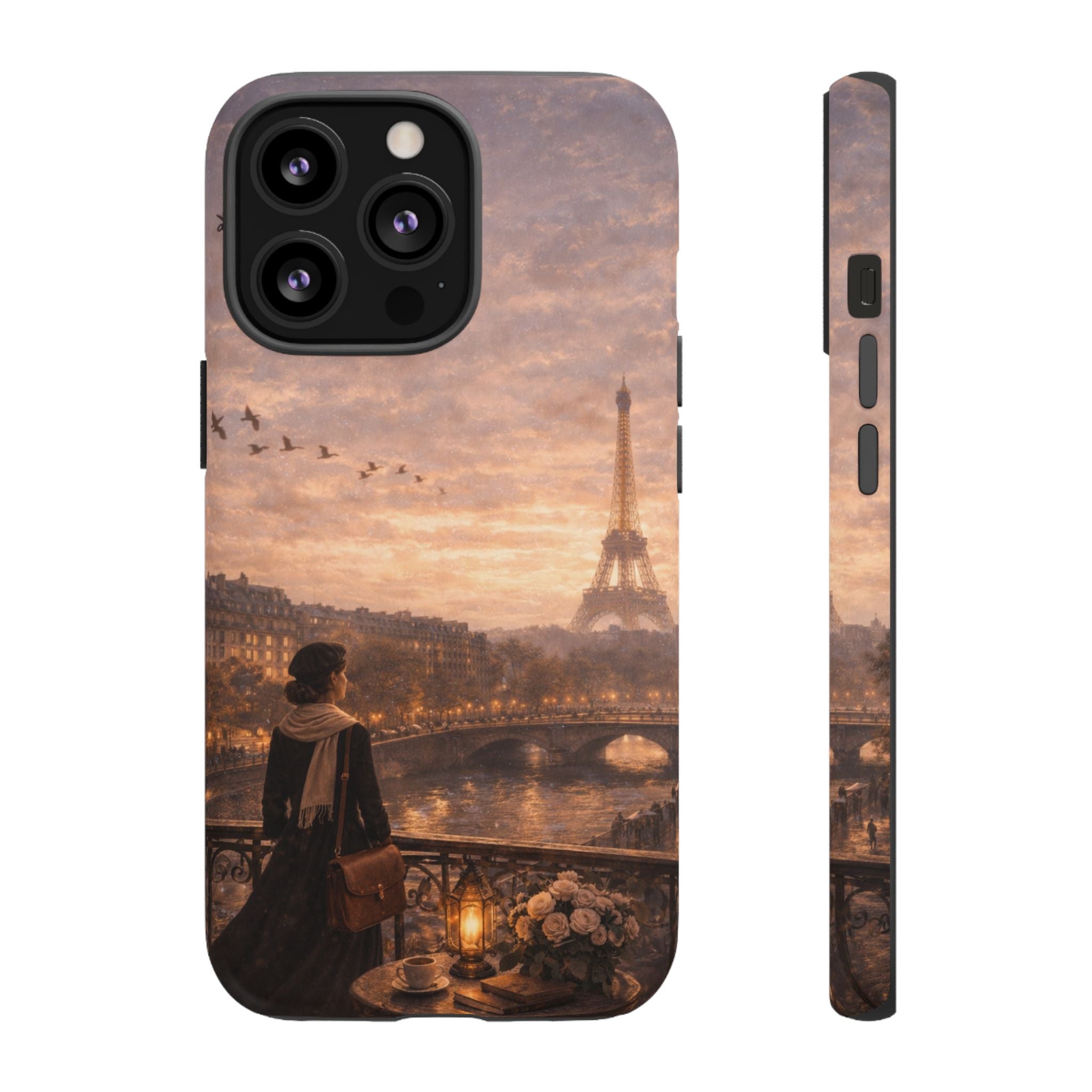 A Quiet Paris Evening 🕯️🗼 | Vintage Eiffel Tower Canvas Wall Art