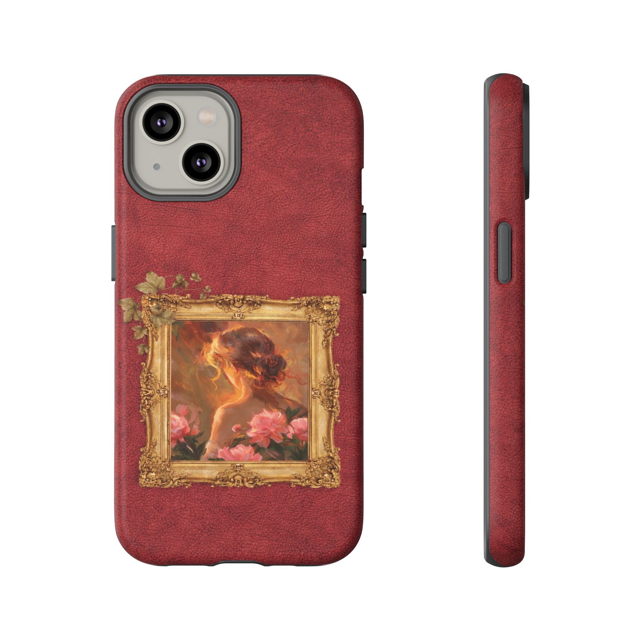 Vintage Rose Portrait Phone Case — Antique Frame Floral iPhone Cover💃💫