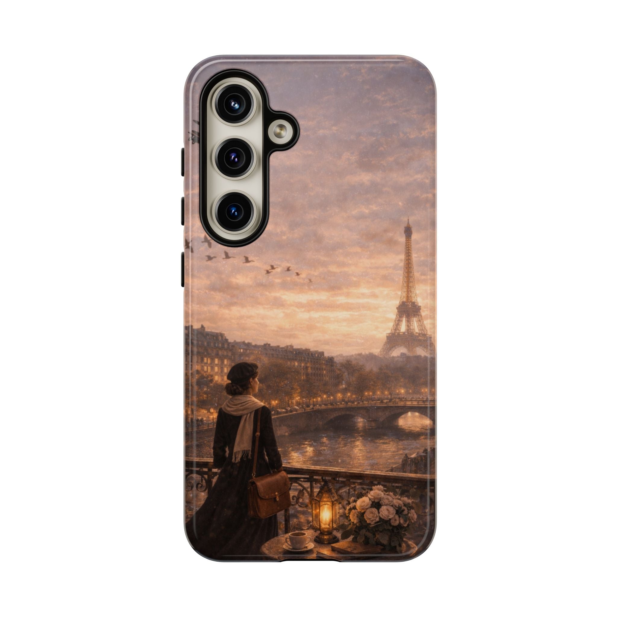 A Quiet Paris Evening 🕯️🗼 | Vintage Eiffel Tower Canvas Wall Art