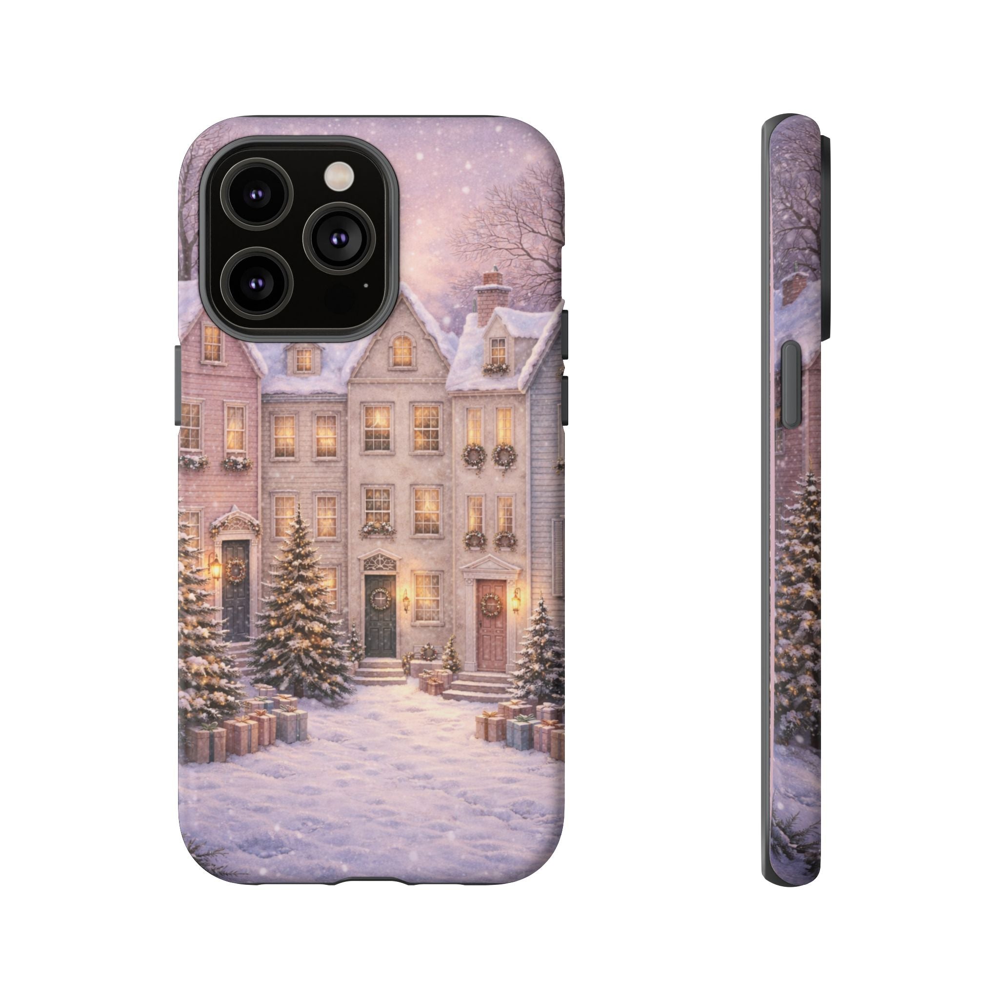 Winter Pastel Town Phone Case ❄️🏡