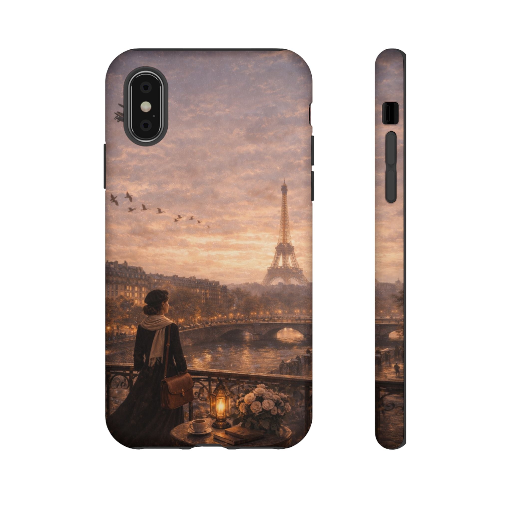 A Quiet Paris Evening 🕯️🗼 | Vintage Eiffel Tower Canvas Wall Art