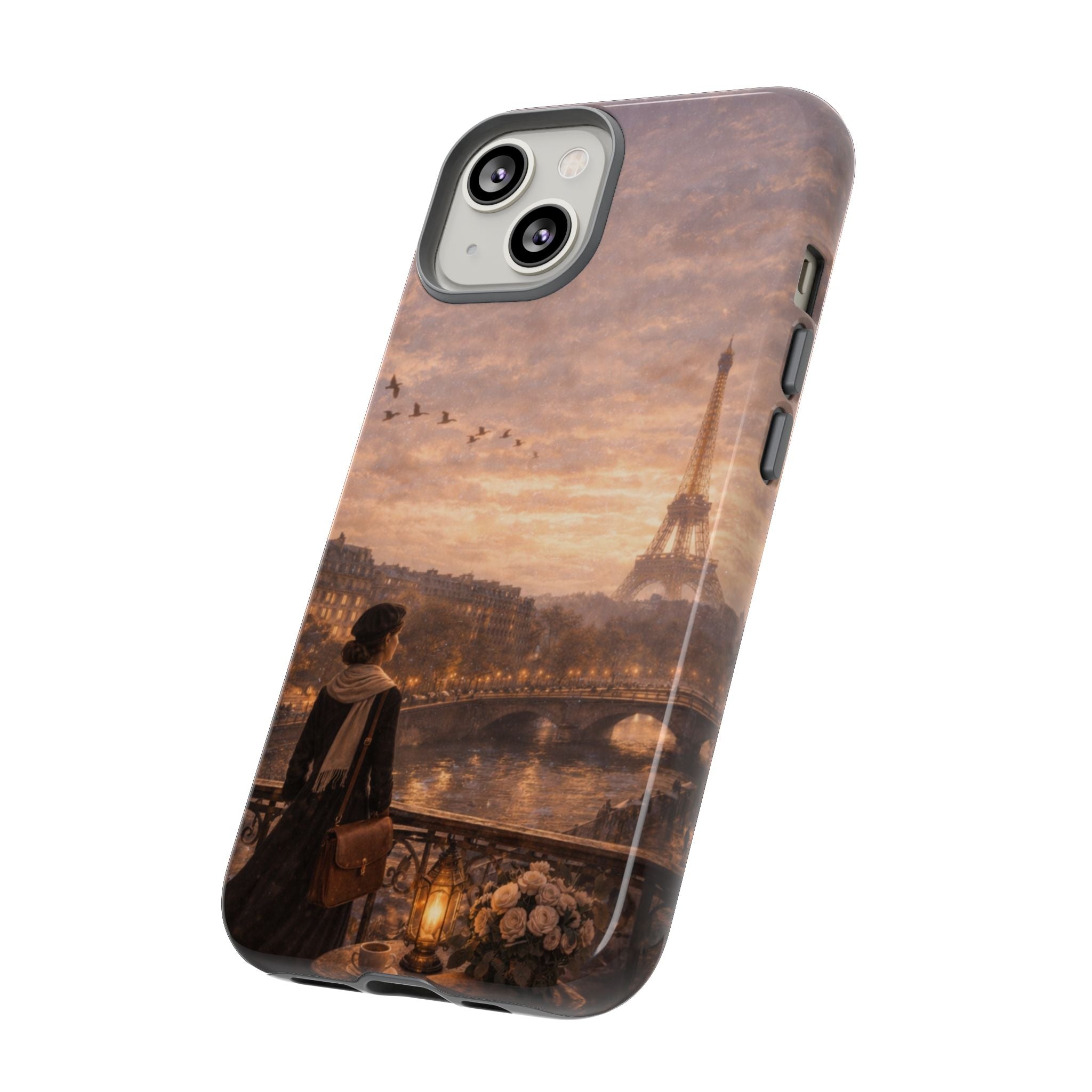 A Quiet Paris Evening 🕯️🗼 | Vintage Eiffel Tower Canvas Wall Art