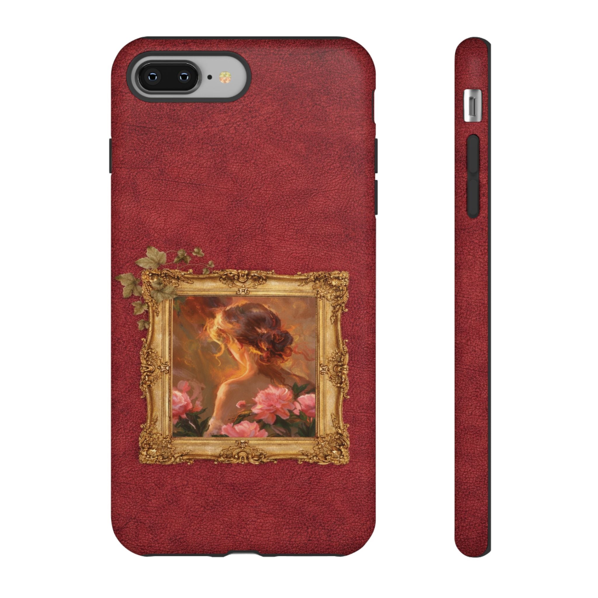 Vintage Rose Portrait Phone Case — Antique Frame Floral iPhone Cover💃💫