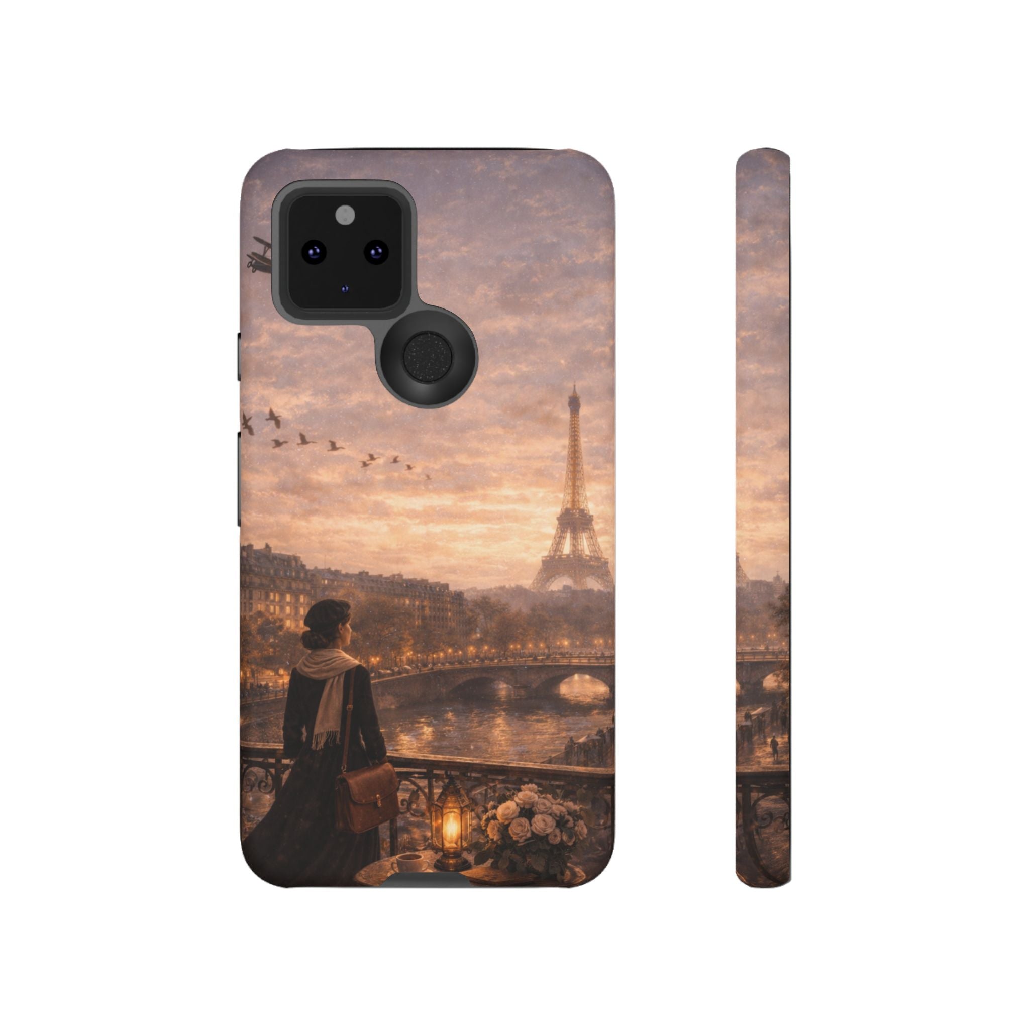 A Quiet Paris Evening 🕯️🗼 | Vintage Eiffel Tower Canvas Wall Art