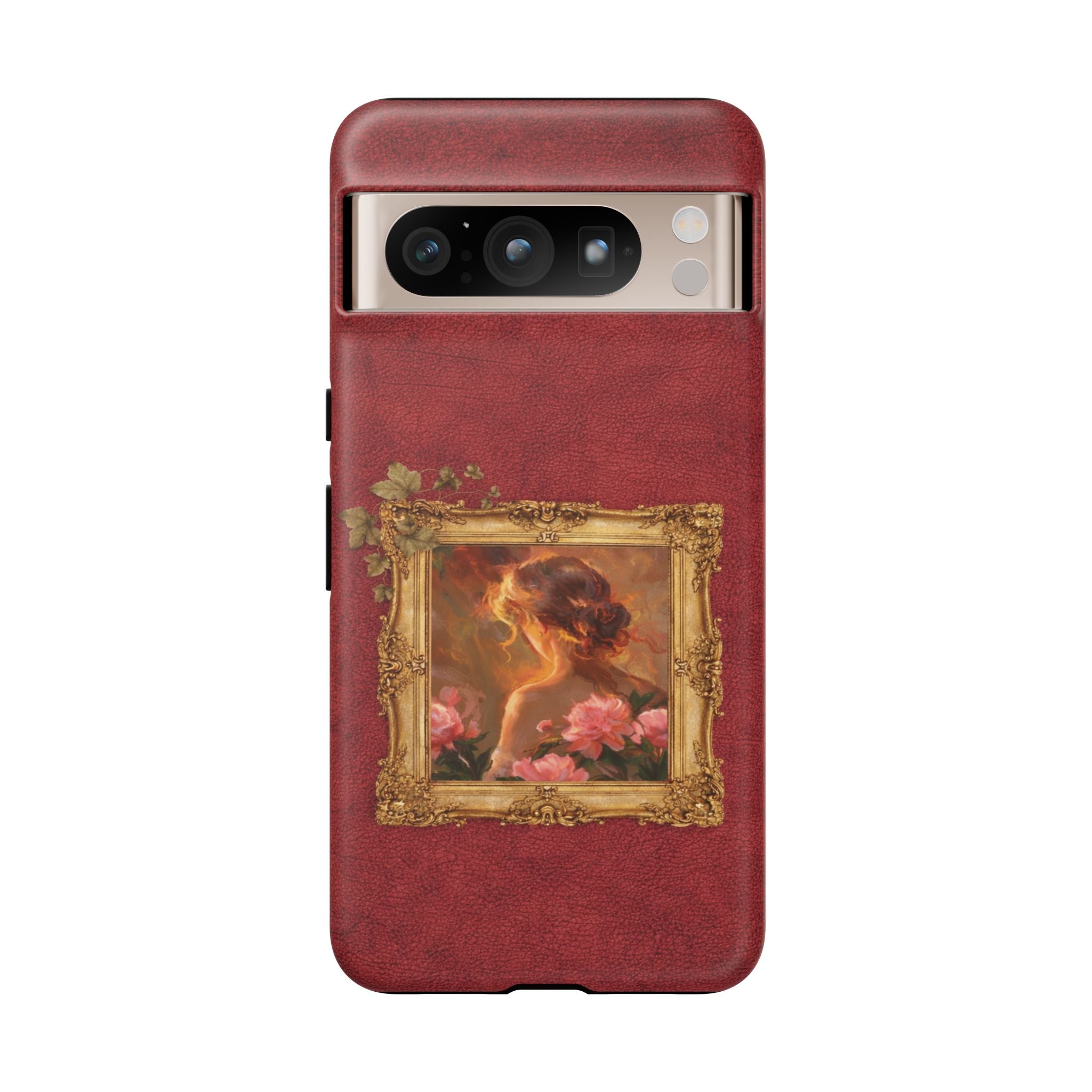 Vintage Rose Portrait Phone Case — Antique Frame Floral iPhone Cover💃💫