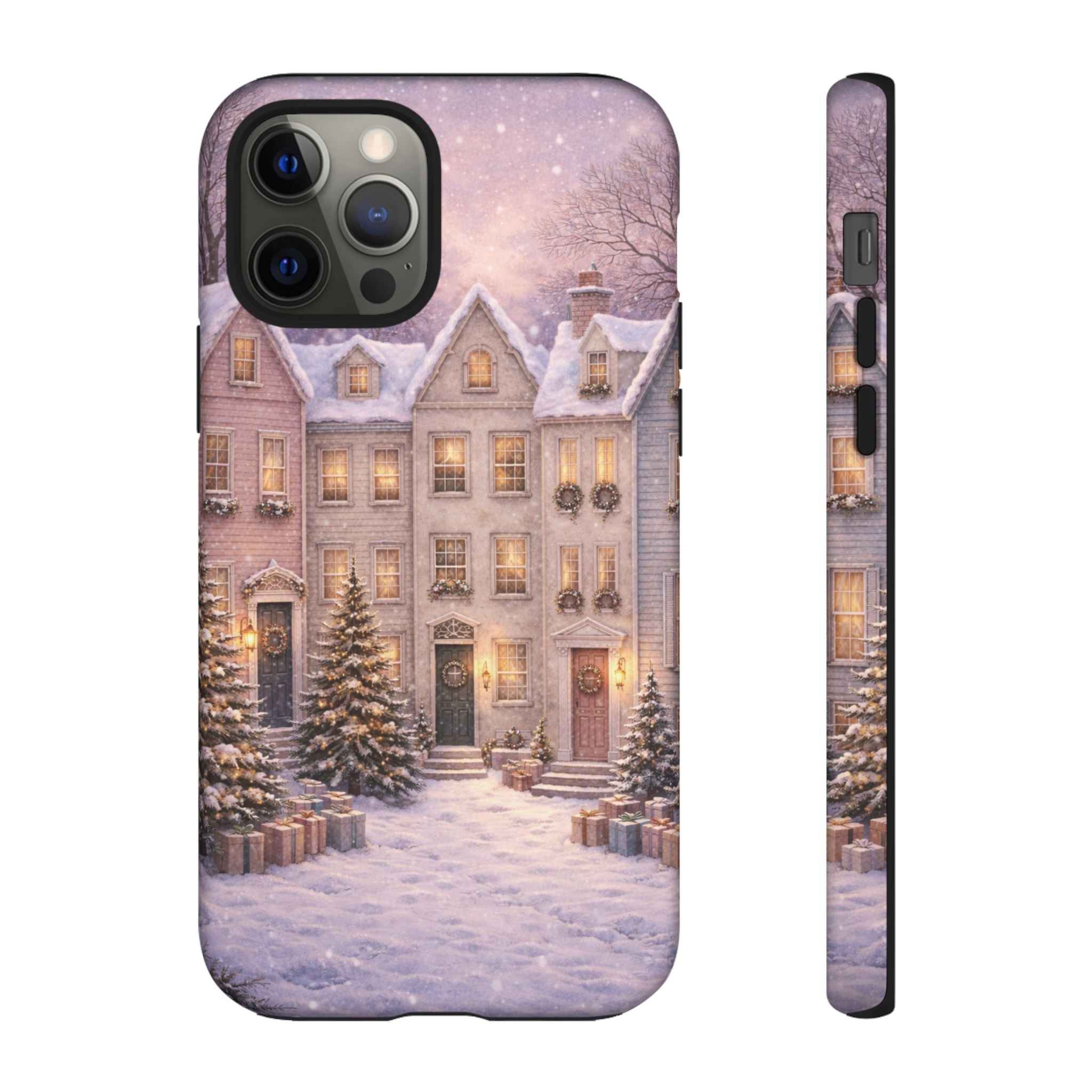 Winter Pastel Town Phone Case ❄️🏡