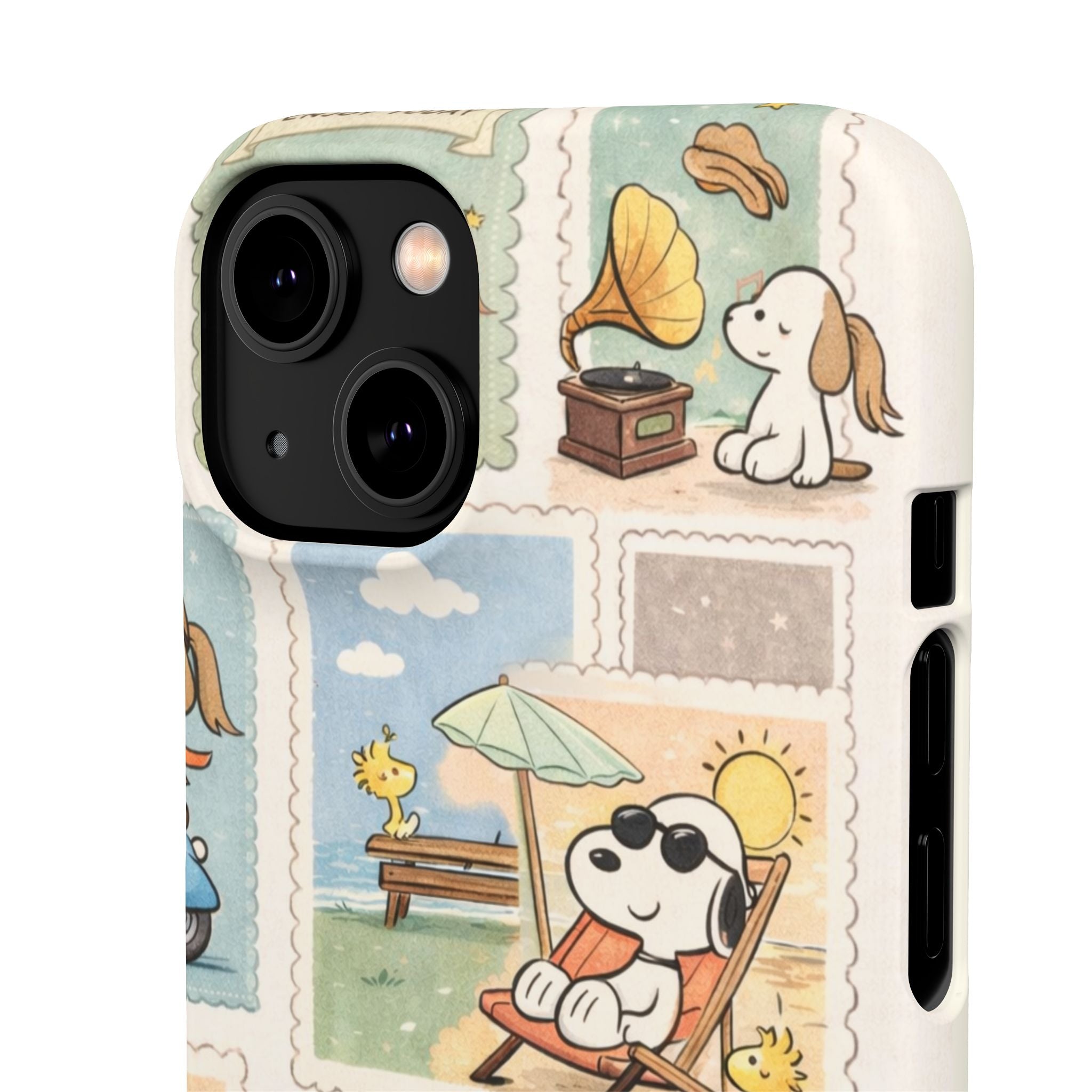 Phone Case — "I Think I Like This Quiet Life" Vintage Stamp cute dog Design🦮🐾