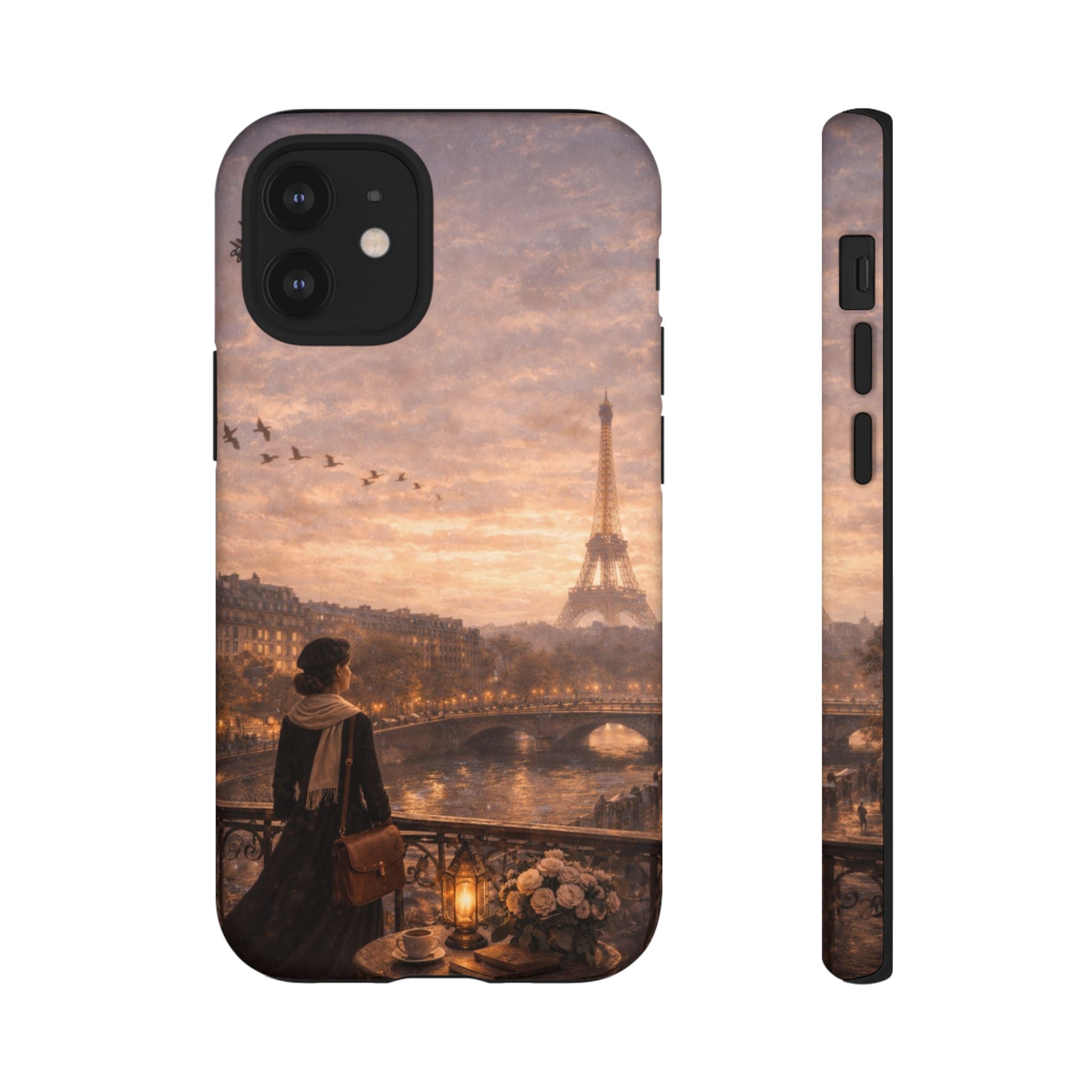 A Quiet Paris Evening 🕯️🗼 | Vintage Eiffel Tower Canvas Wall Art