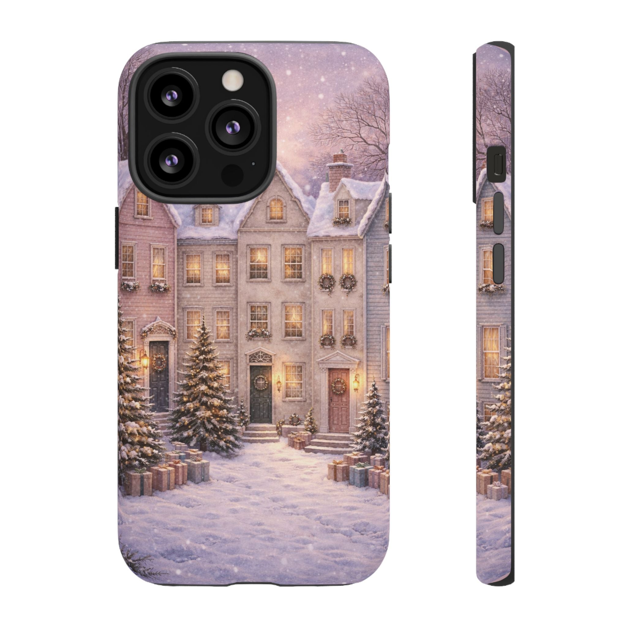 Winter Pastel Town Phone Case ❄️🏡