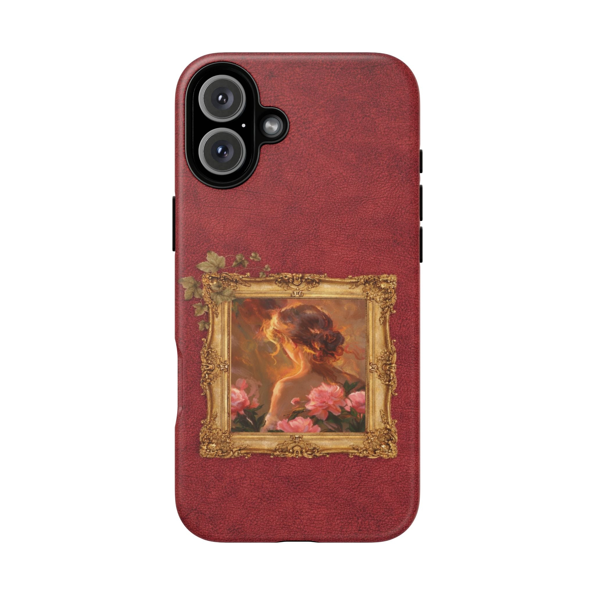 Vintage Rose Portrait Phone Case — Antique Frame Floral iPhone Cover💃💫