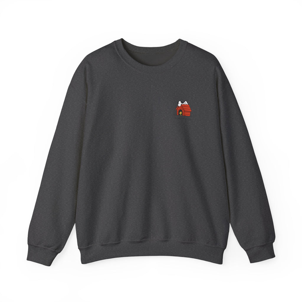 I’d Rather Be at Home Crewneck Sweatshirt 🏠🐶 | Cozy Snoopy-Inspired Minimal Graphic