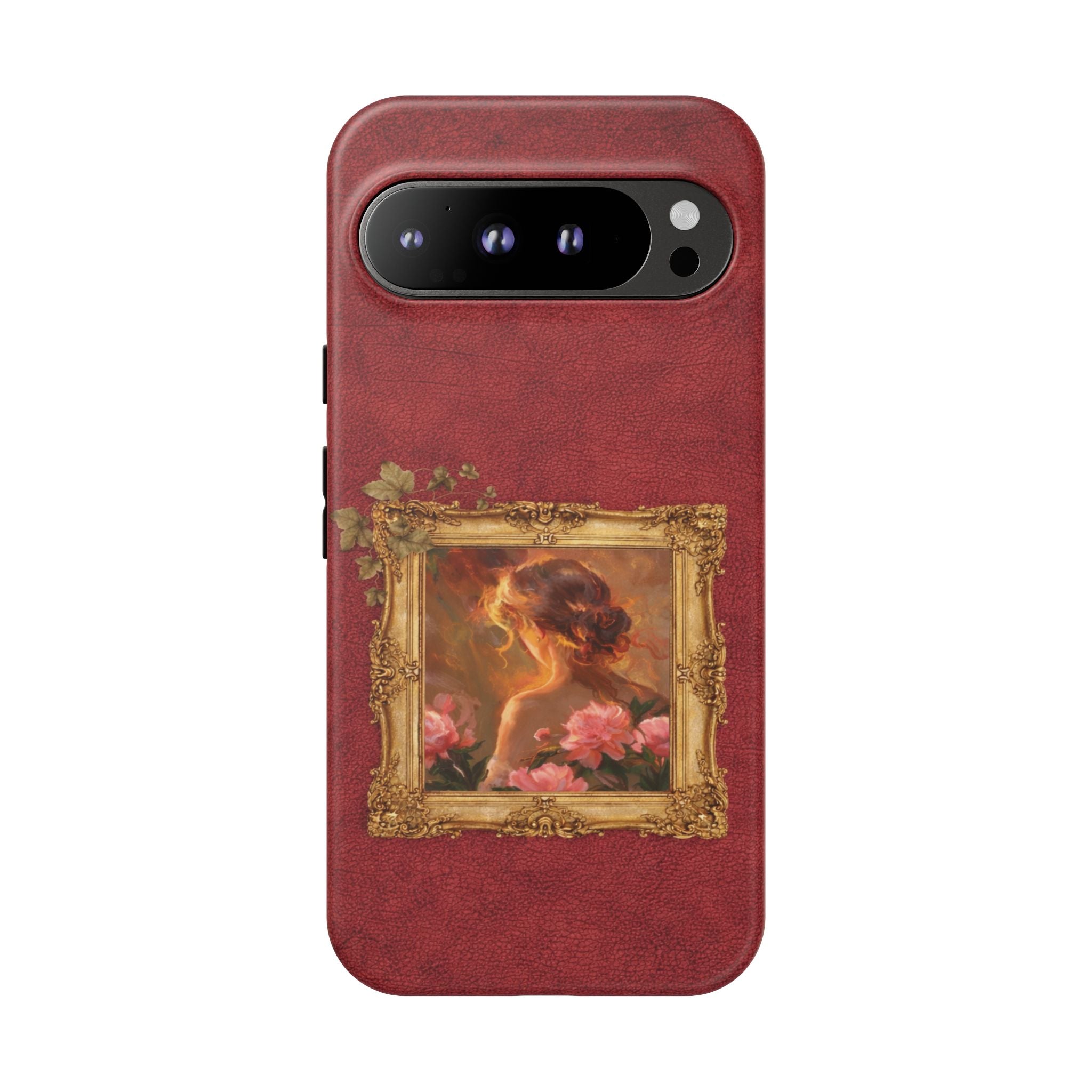 Vintage Rose Portrait Phone Case — Antique Frame Floral iPhone Cover💃💫