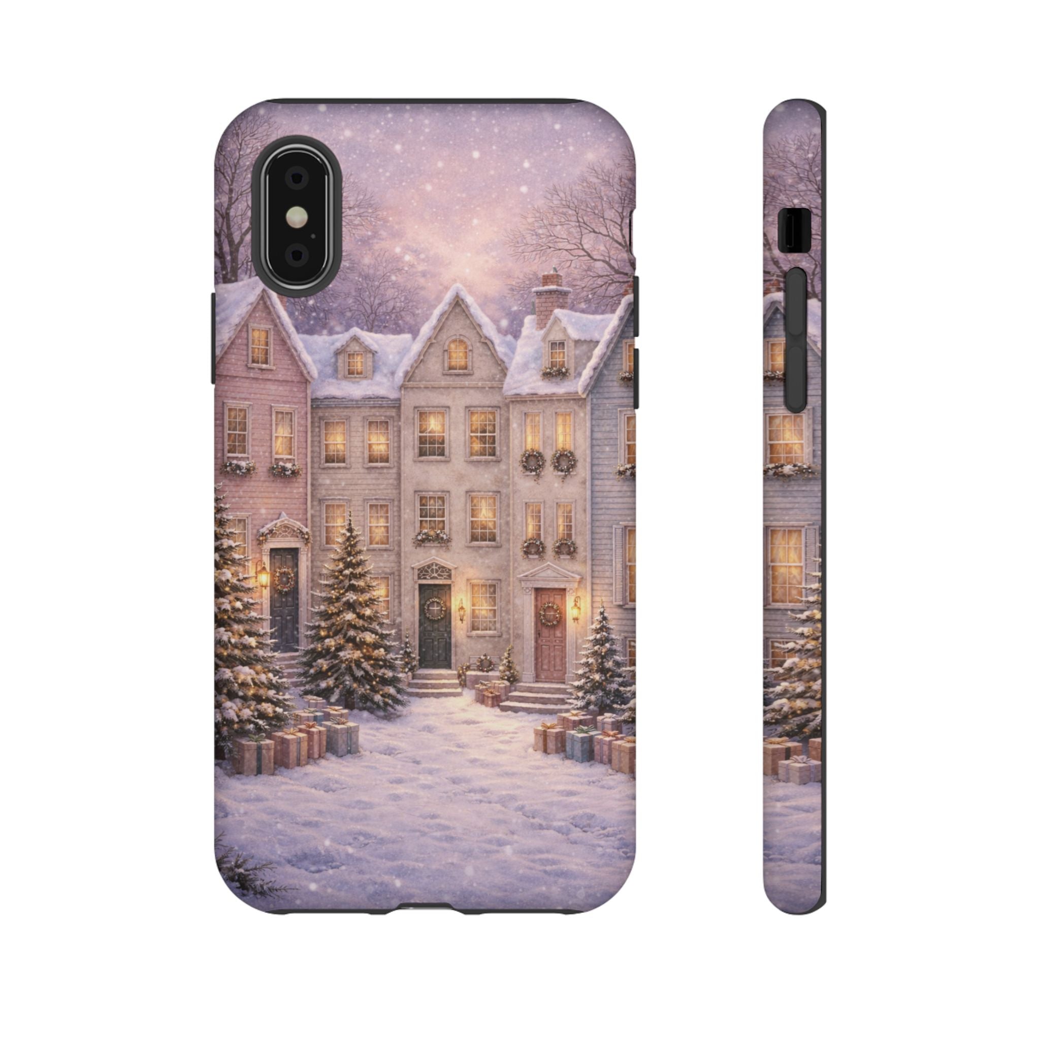 Winter Pastel Town Phone Case ❄️🏡