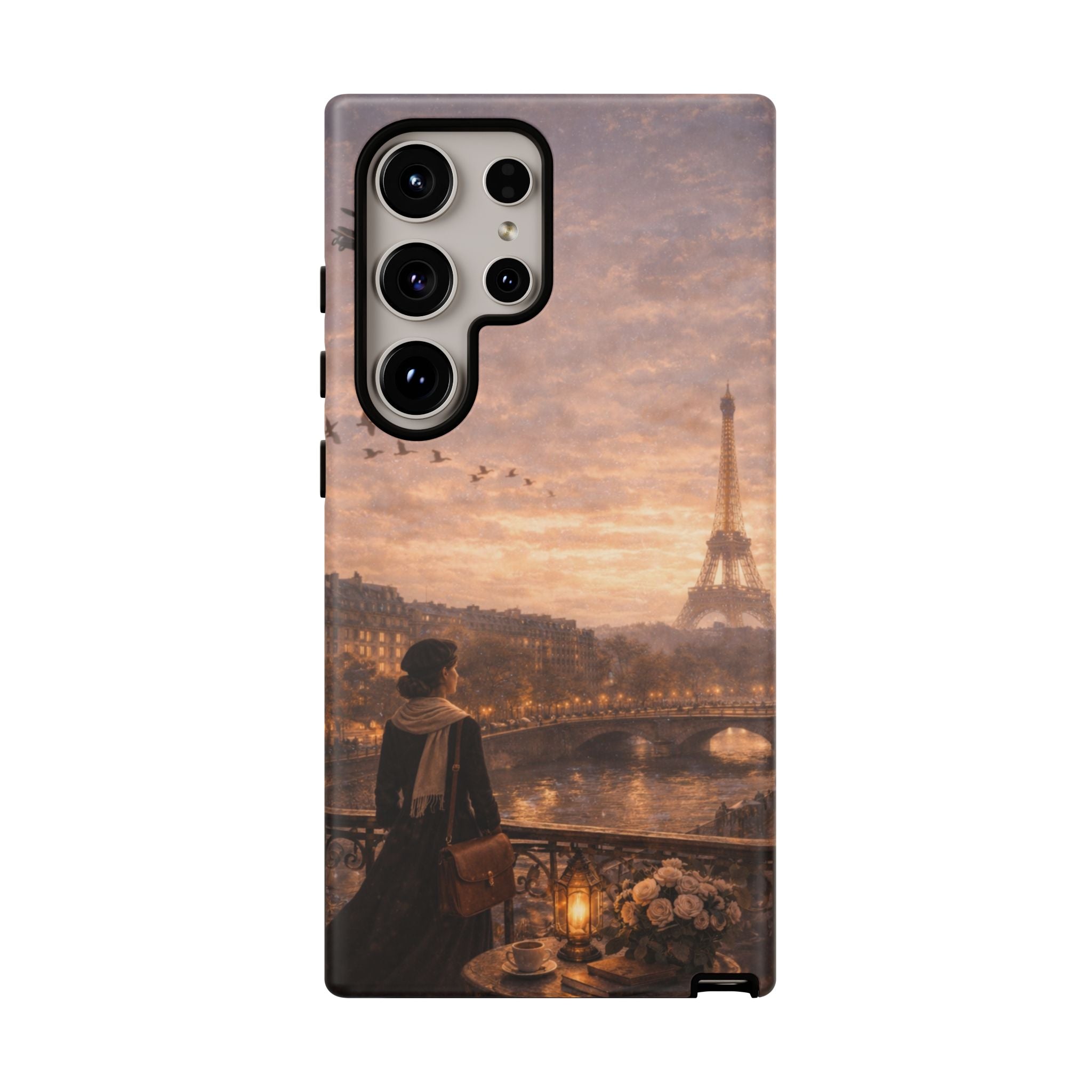 A Quiet Paris Evening 🕯️🗼 | Vintage Eiffel Tower Canvas Wall Art