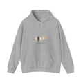 Cat Walk Hoodie — Cute Cats Lineup Graphic Sweatshirt🐈🐈‍⬛