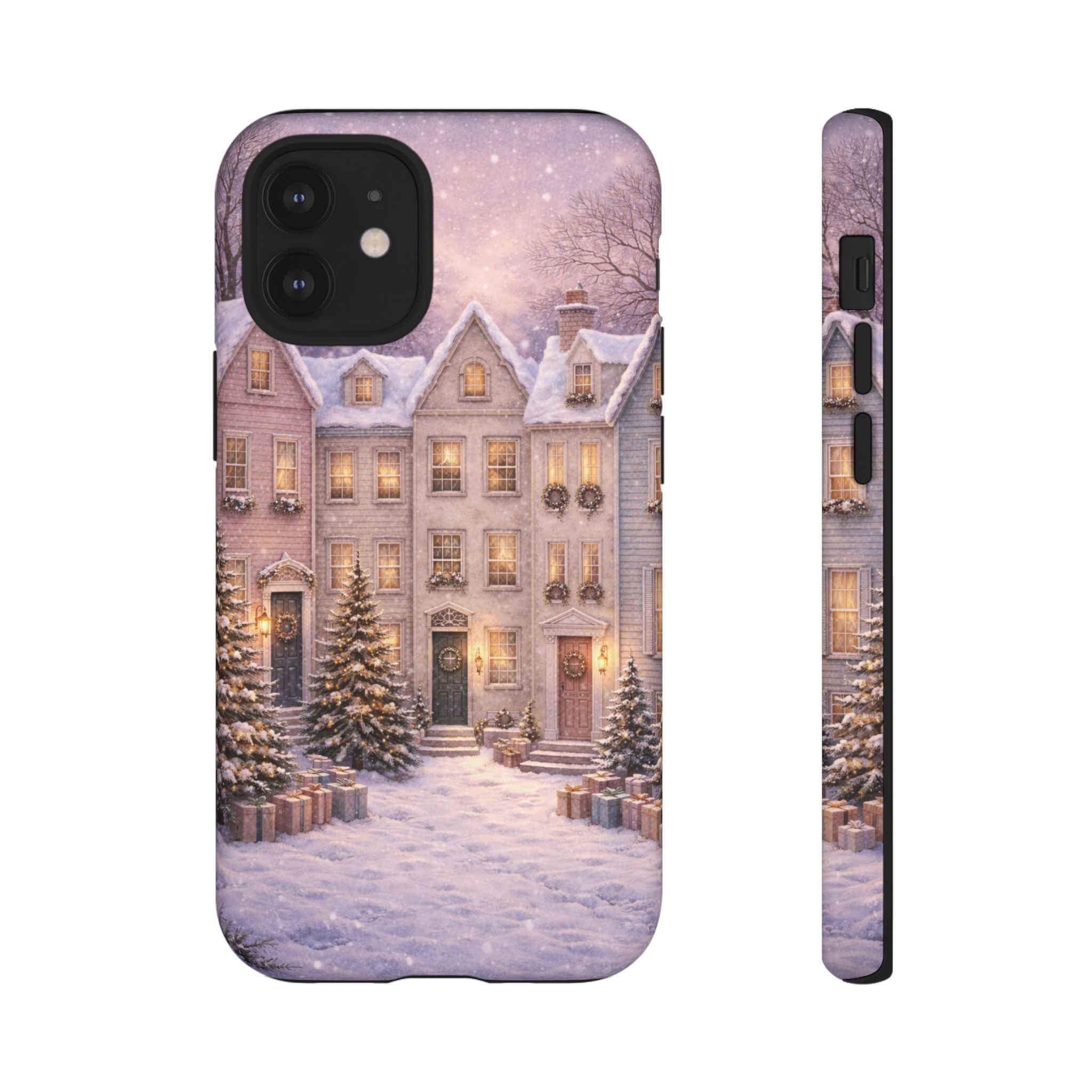 Winter Pastel Town Phone Case ❄️🏡
