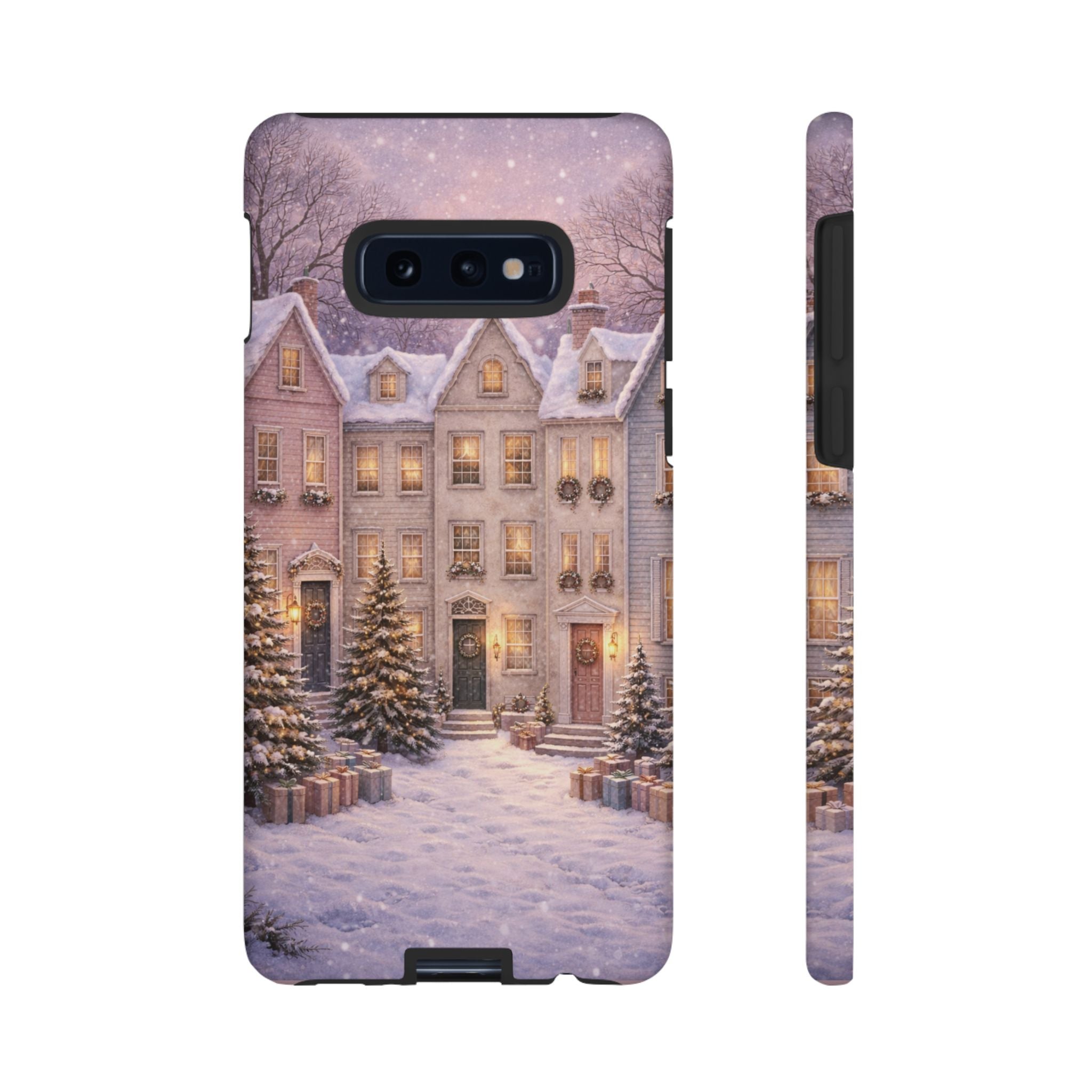 Winter Pastel Town Phone Case ❄️🏡