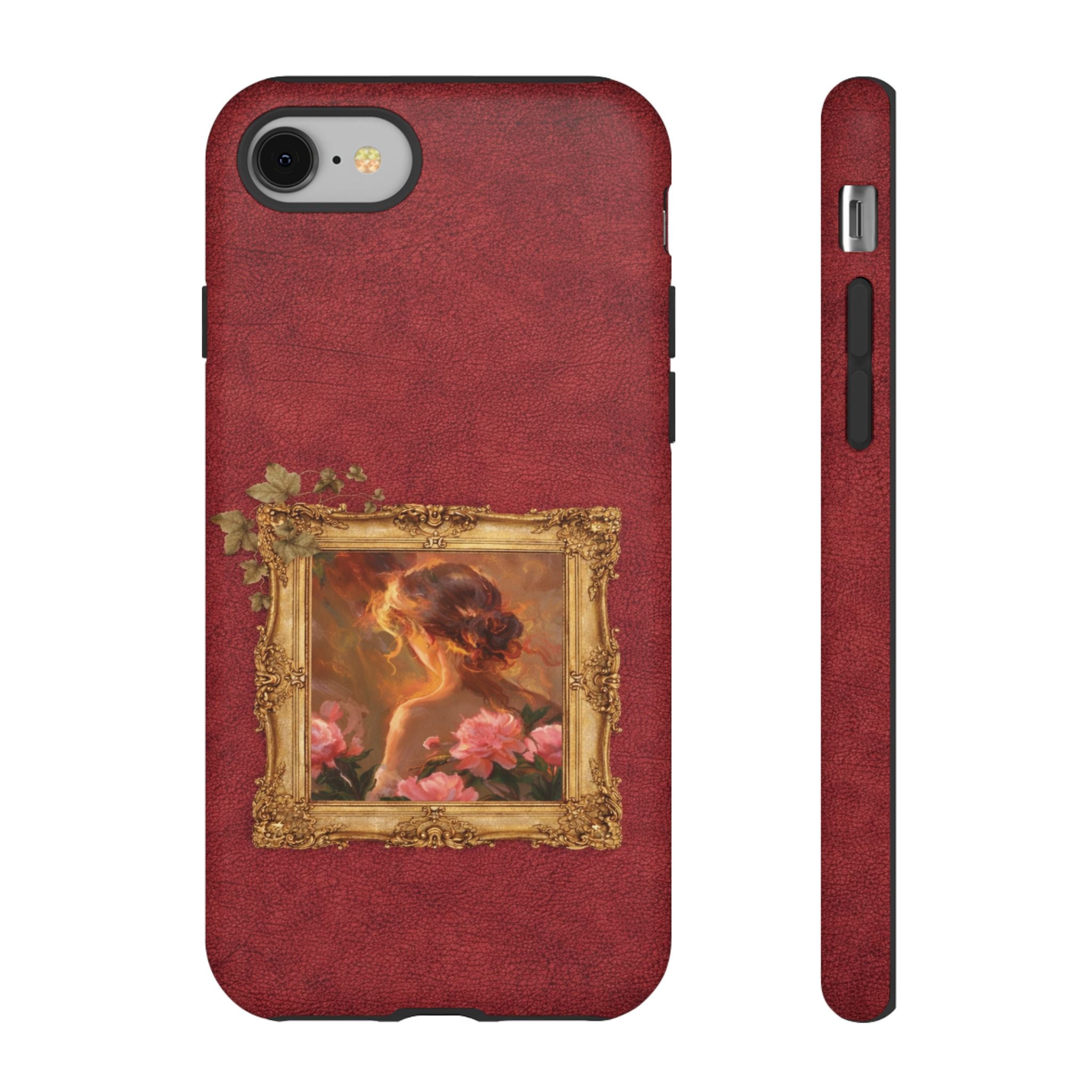 Vintage Rose Portrait Phone Case — Antique Frame Floral iPhone Cover💃💫