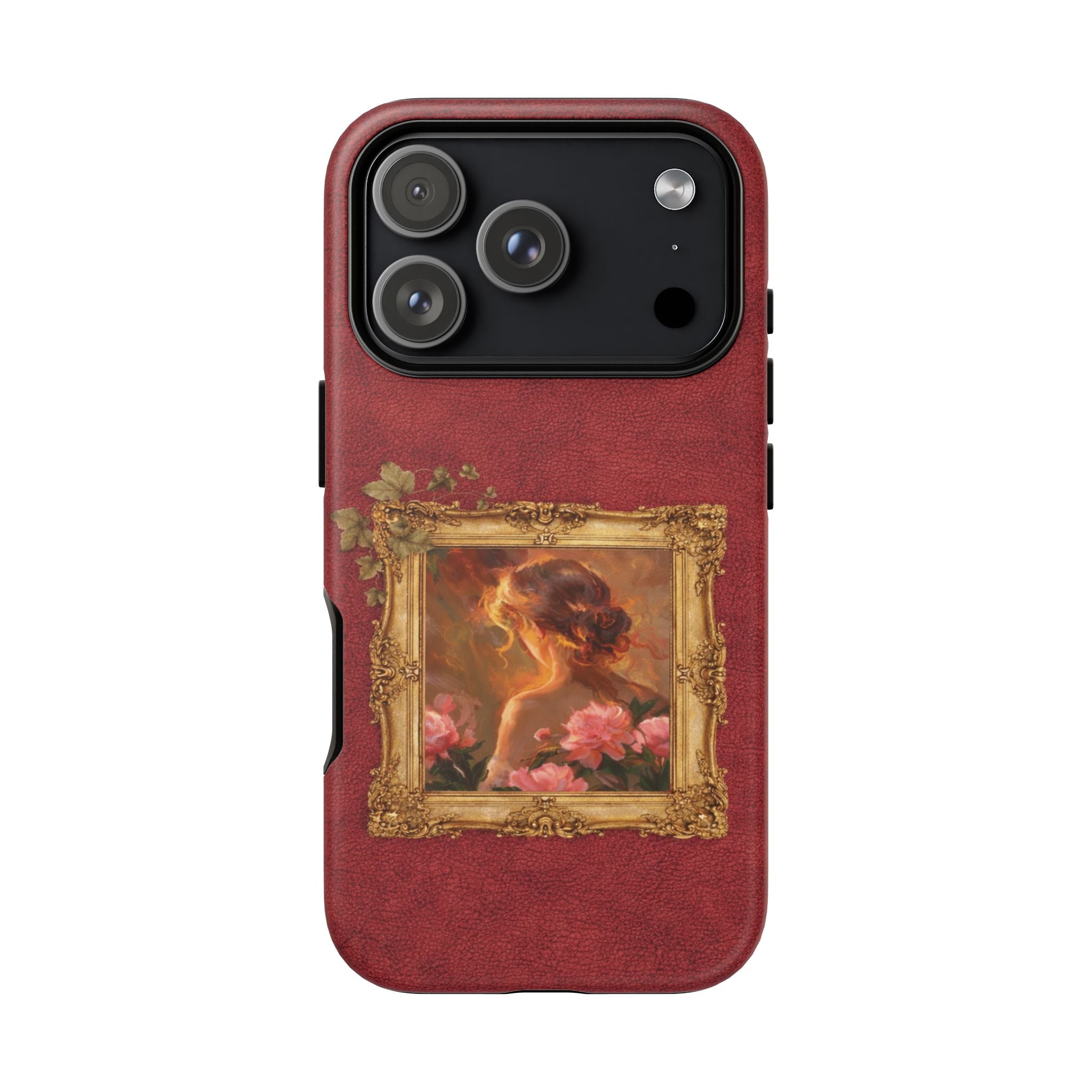 Vintage Rose Portrait Phone Case — Antique Frame Floral iPhone Cover💃💫