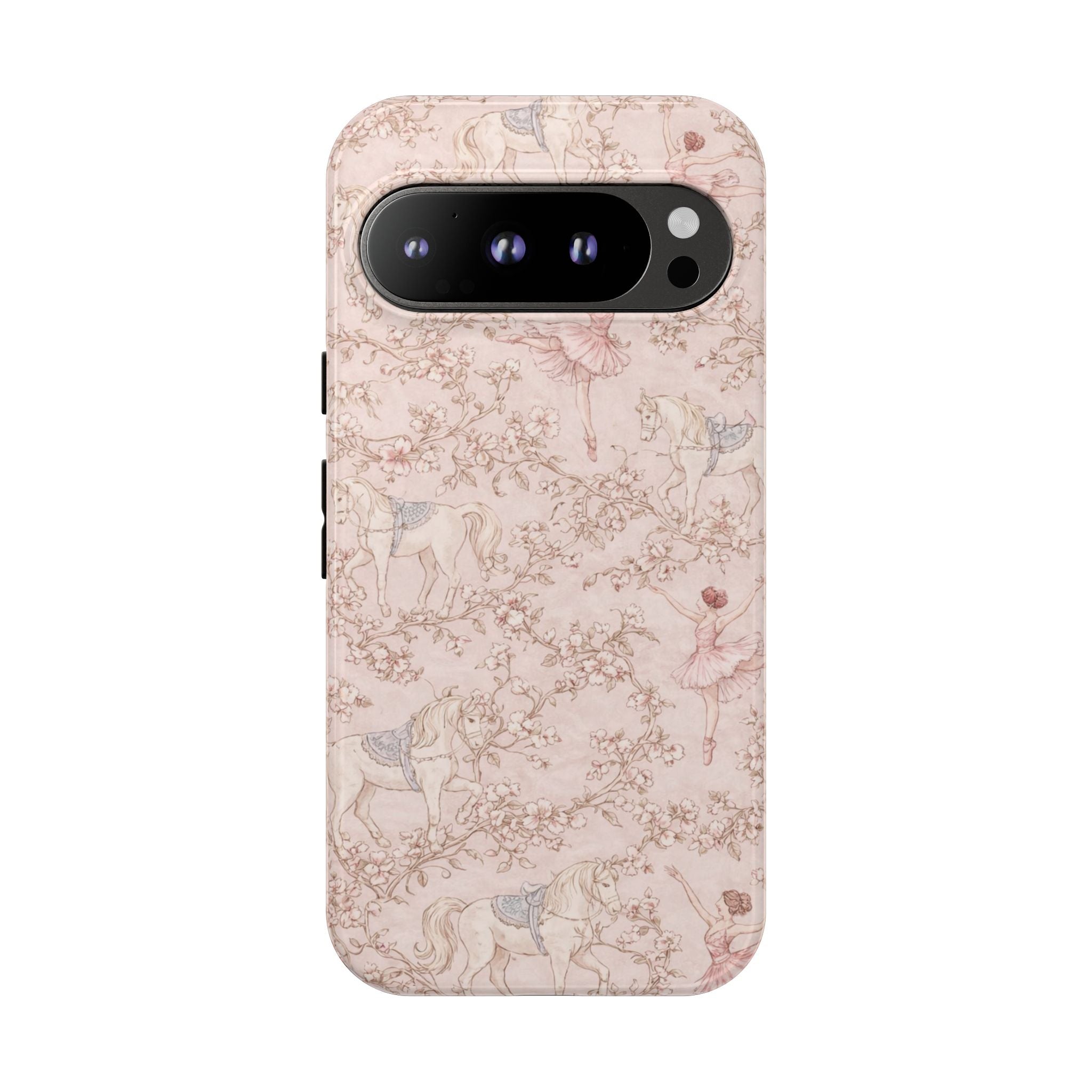 Ballet Unicorn Phone Case — Pastel Floral Tough Protective Cover🦄🩰