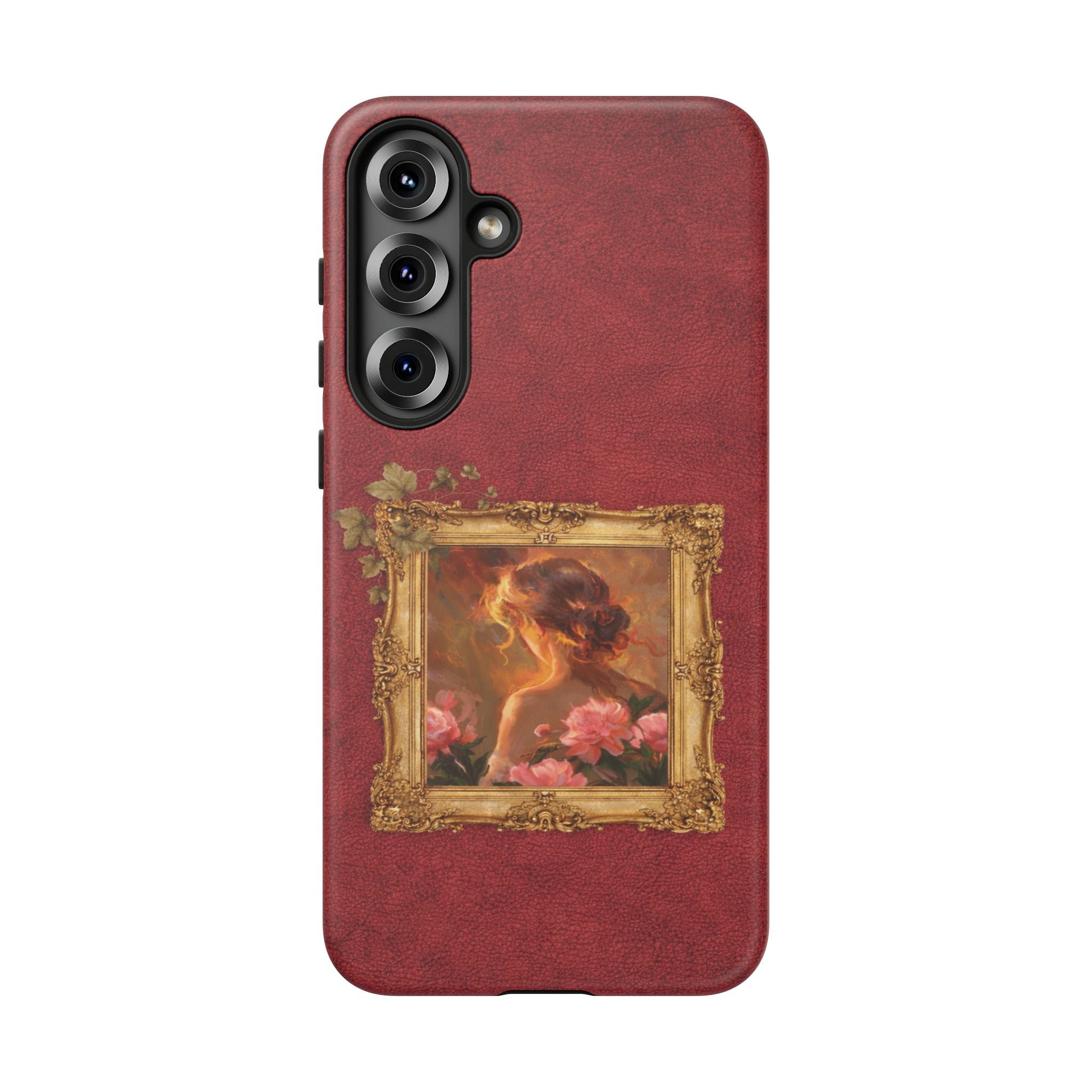 Vintage Rose Portrait Phone Case — Antique Frame Floral iPhone Cover💃💫