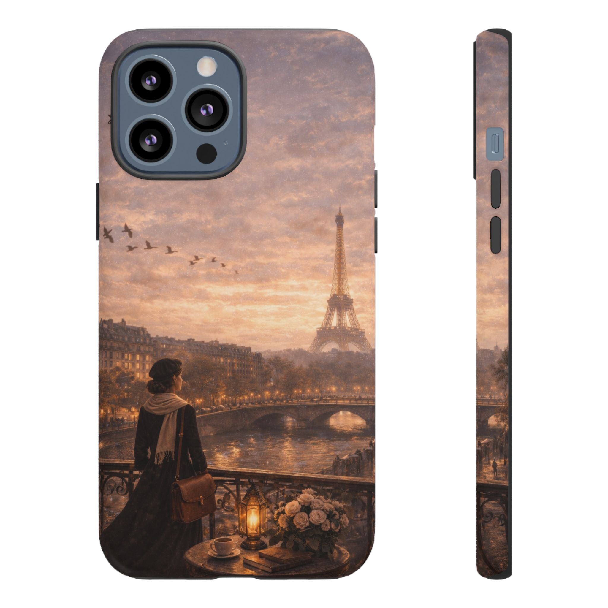 A Quiet Paris Evening 🕯️🗼 | Vintage Eiffel Tower Canvas Wall Art