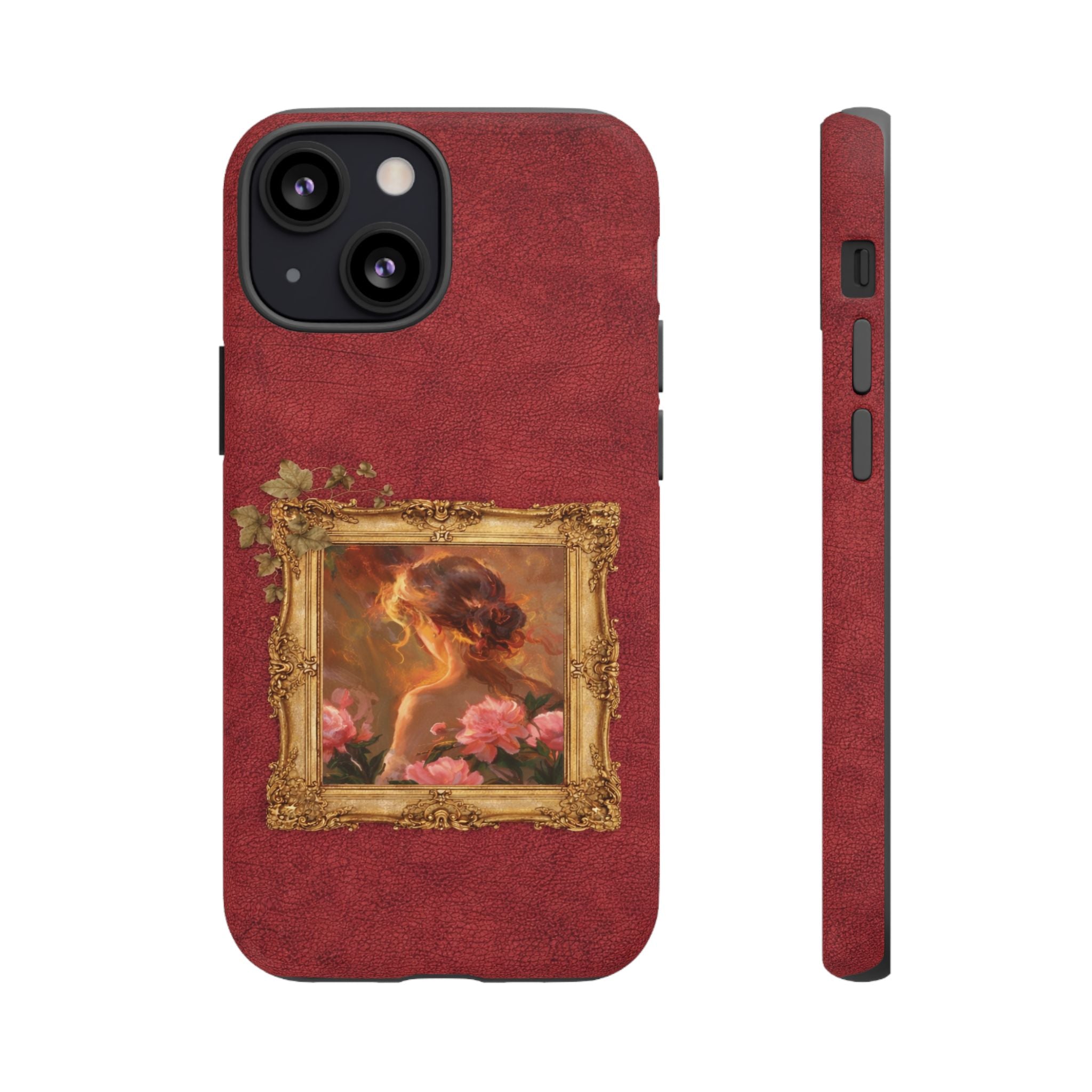 Vintage Rose Portrait Phone Case — Antique Frame Floral iPhone Cover💃💫