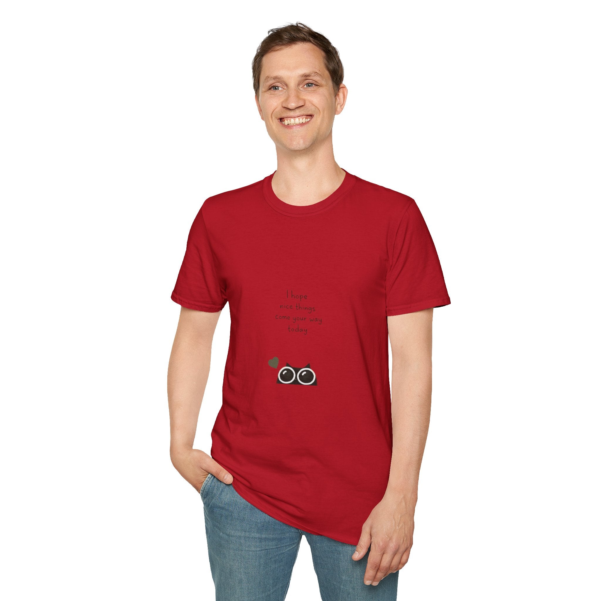 Cat Camera Graphic T-Shirt — "I hope our story comes true someday" Cute Cat Lover Tee