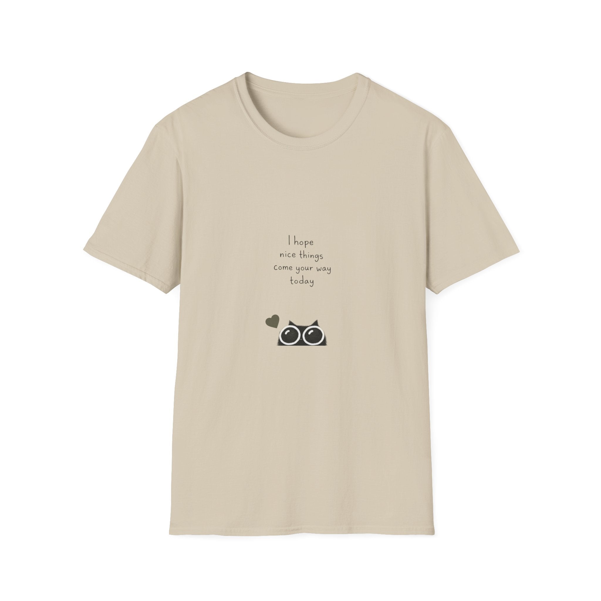 Cat Camera Graphic T-Shirt — "I hope our story comes true someday" Cute Cat Lover Tee